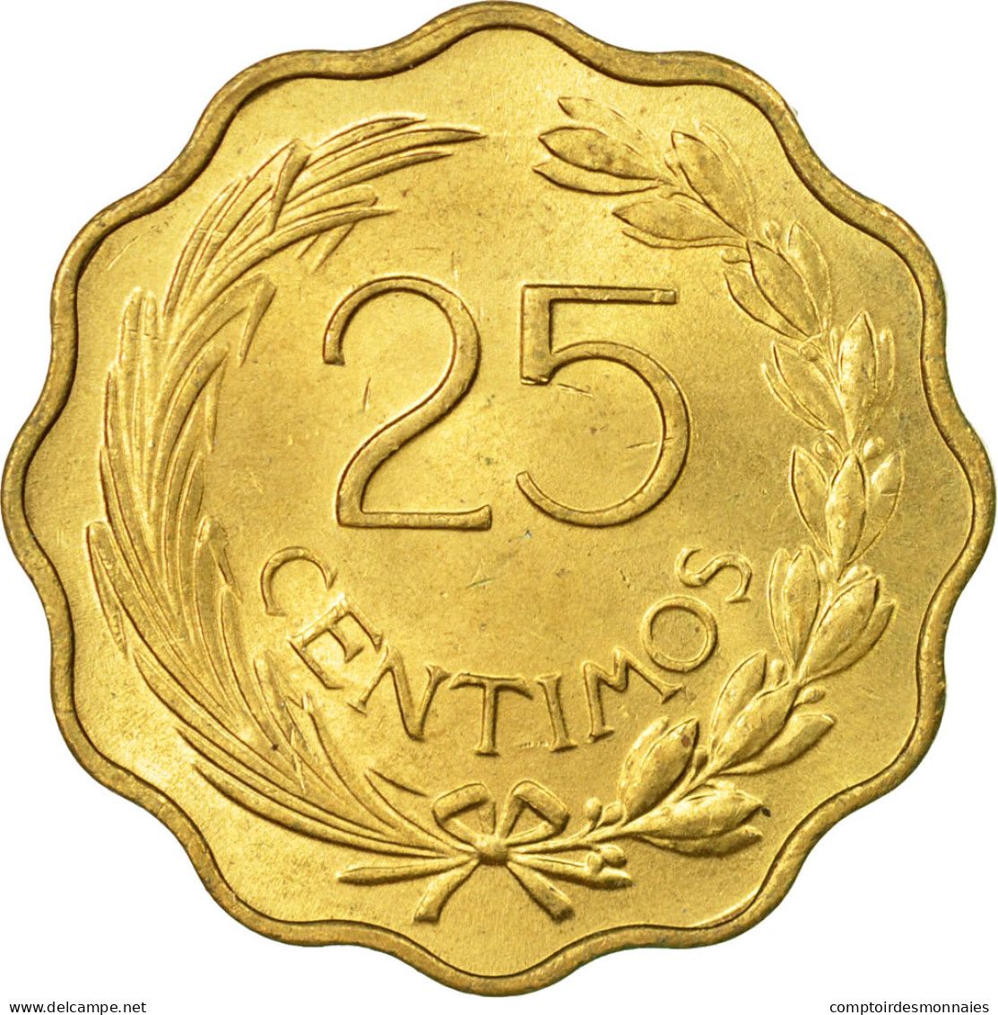 Monnaie, Paraguay, 25 Centimos, 1953, TTB, Aluminum-Bronze, KM:27 - Paraguay