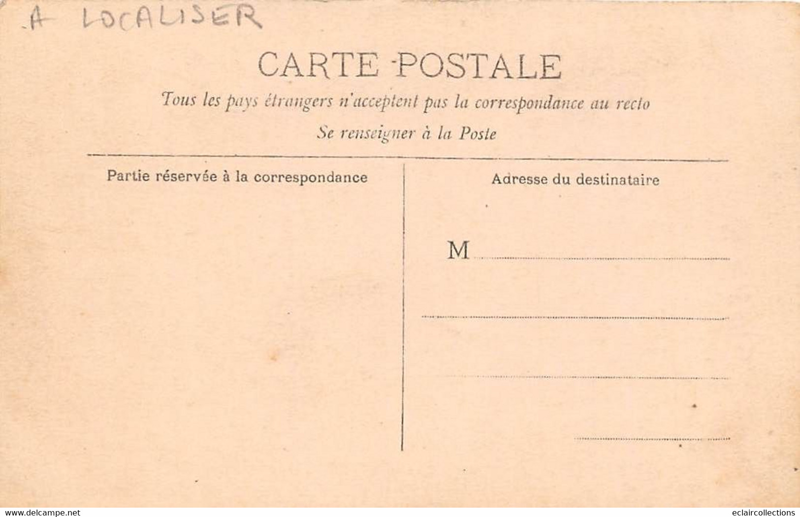 Thème Carte Postale  A Identifier :  Personnel Devant L'entrée D'un Café Hotel   (voir Scan) - Photographs