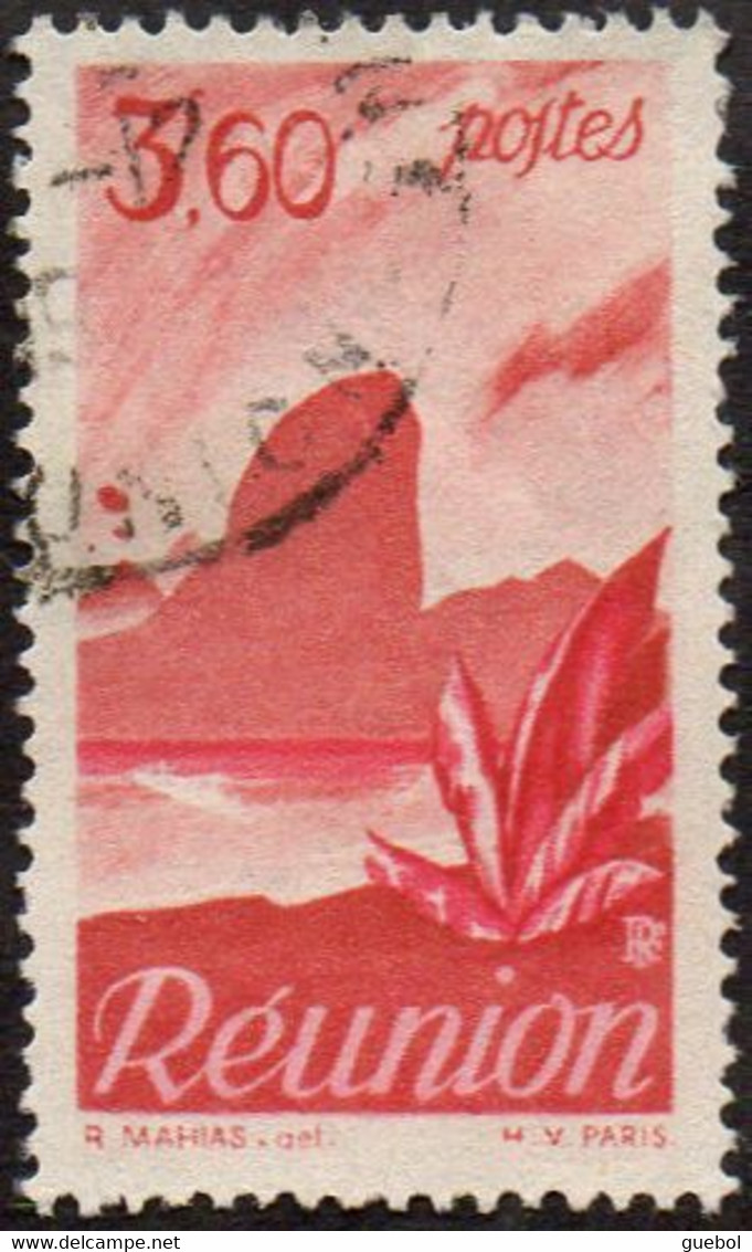 Réunion Obl. N° 273 - Détail De La Série émise En 1947 - 3f60 Rouge-brun Et Rose - Oblitérés