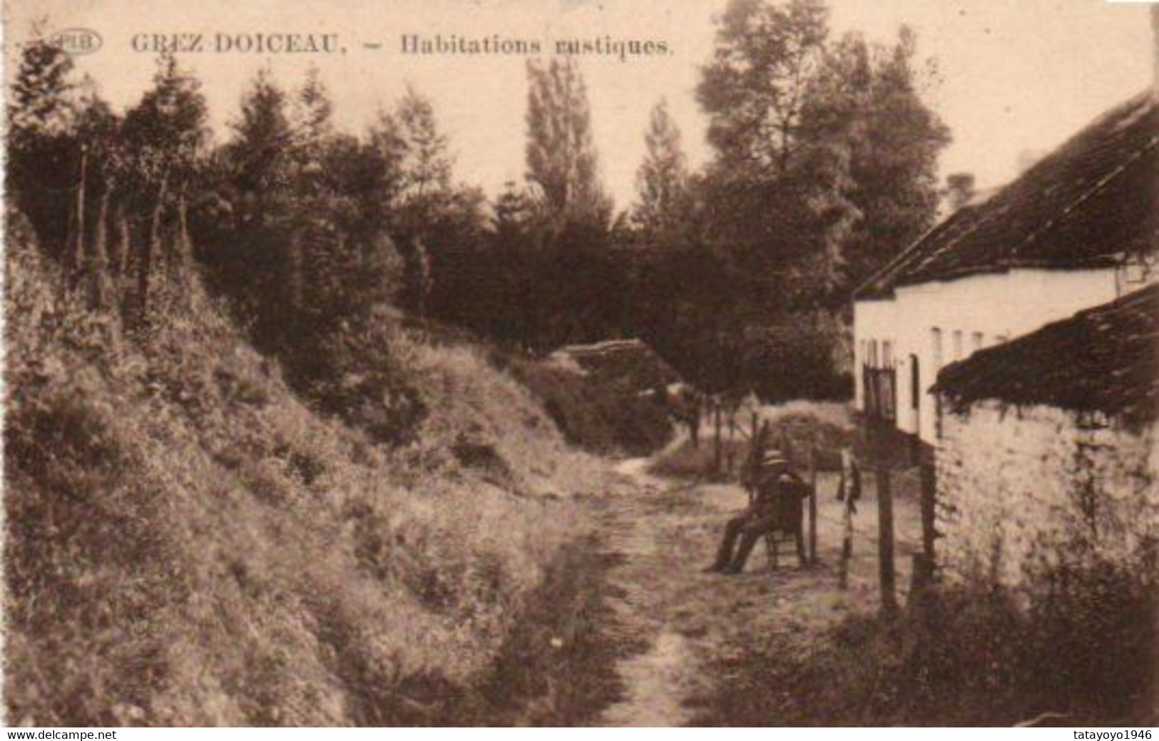 Grez-Doiceau Habitations Rustiques   Voyagé En 192??? - Grez-Doiceau