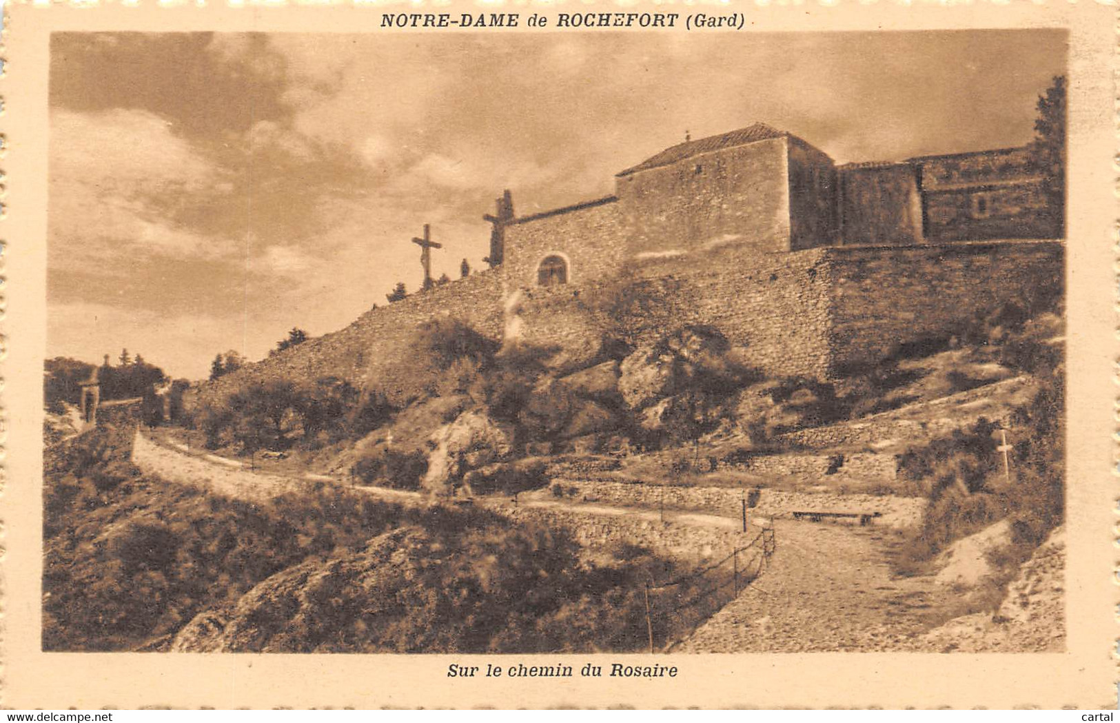 30 - Notre-Dame De ROCHEFORT - Sur Le Chemin Du Rosaire - Rochefort-du-Gard