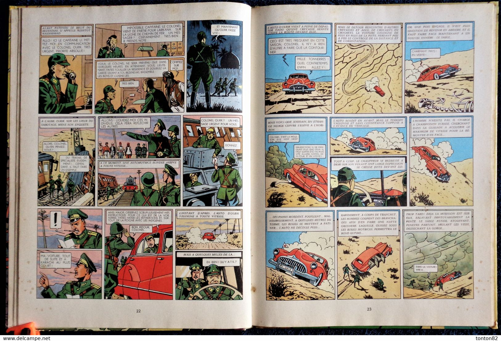 Edgar P. Jacobs - Le secret de l' Espadon - Tome 1 -  Éditions DARGAUD - (  1970 ) .