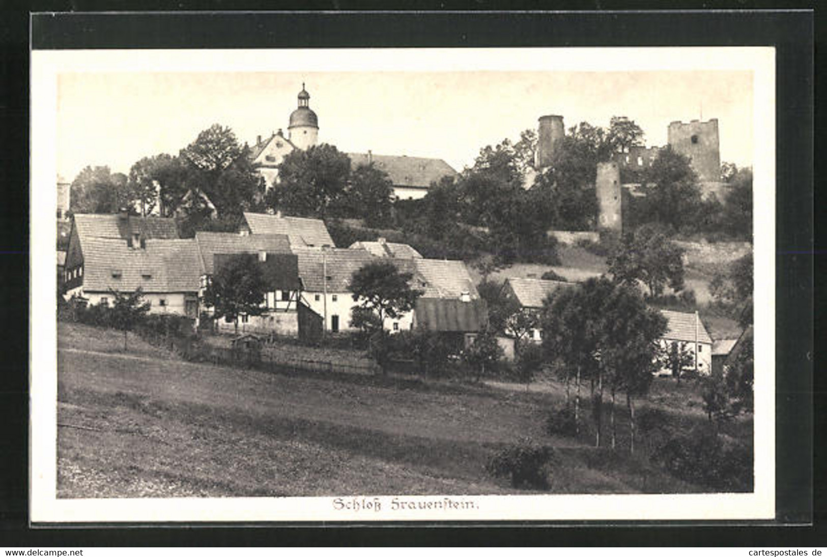 AK Frauenstein I.Sa., Schloss Frauenstein - Frauenstein (Erzgeb.)