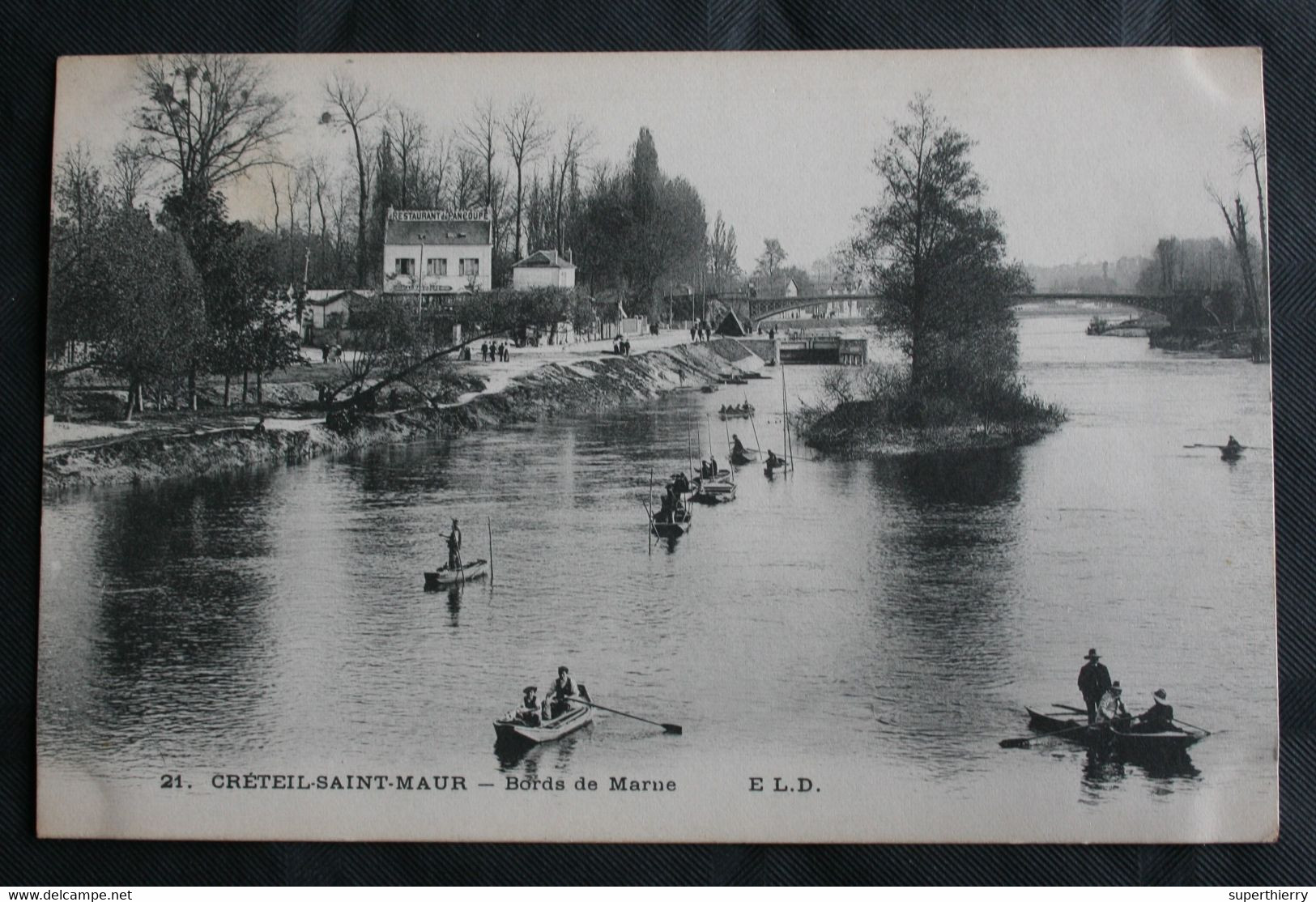 CPA Val De Marne - Créteil (94000) Saint-Maur – 21. Bord De Marne – Restaurant Du PANCOUPE  – ELD – Animée – Non écrite. - Creteil