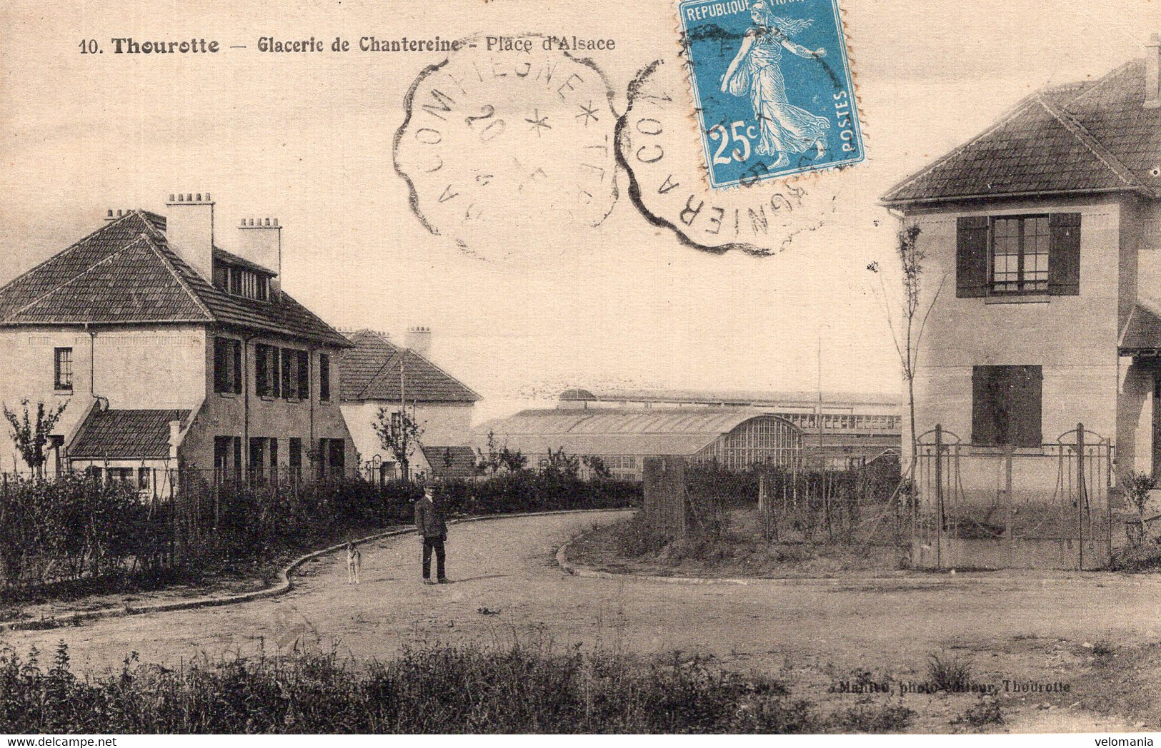 S5719 Cpa 60 Thourotte - Glacerie De Chanteraine - Place D'Alsace - Thourotte