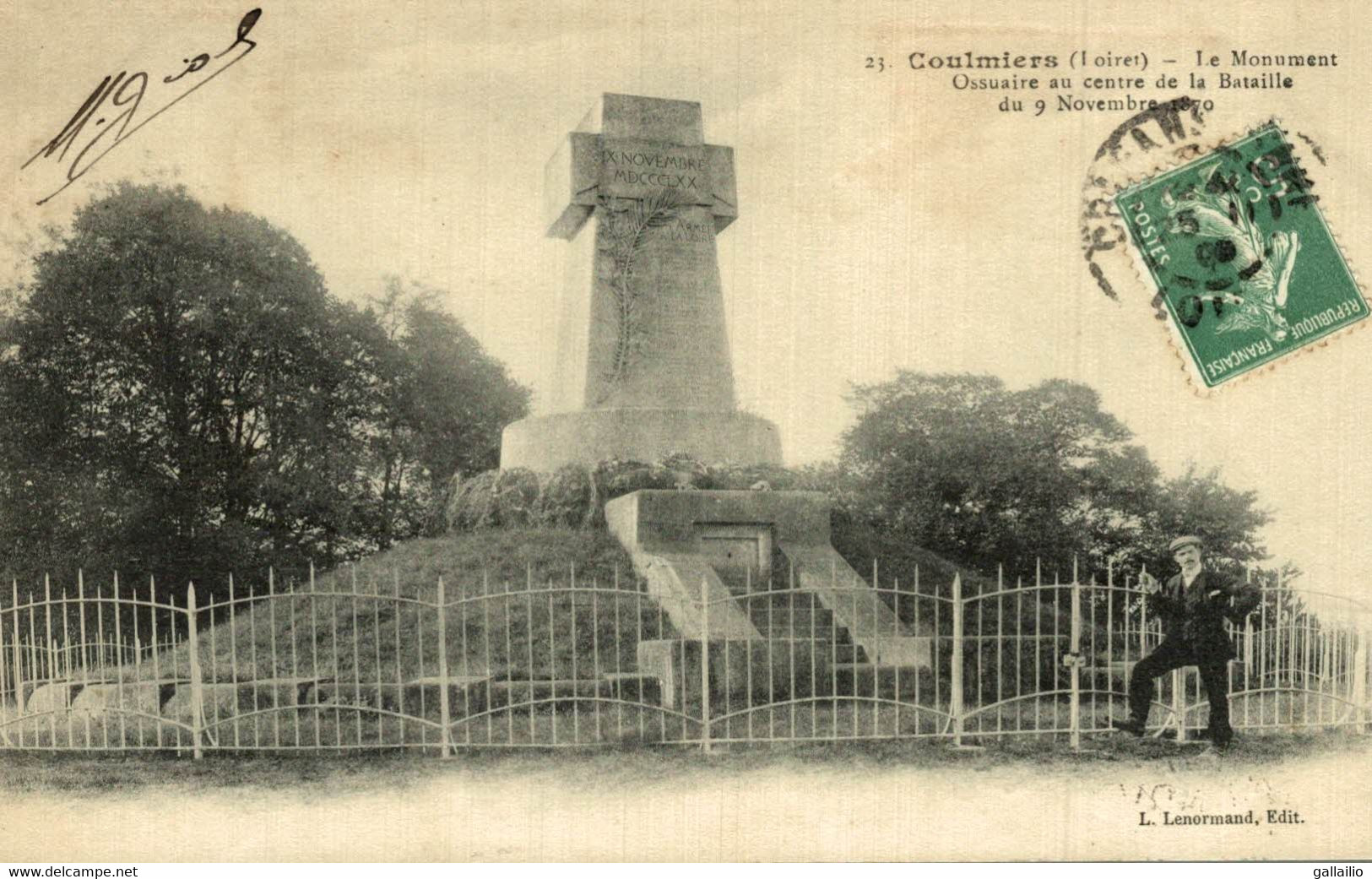 COULMIERS LE MONUMENT OSSUAIRE - Coulmiers