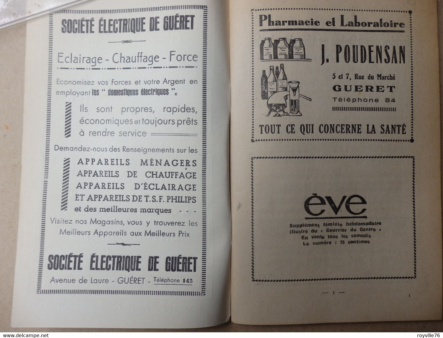 Horaires Des Autobus Et Chemin De Fer De La Creuse 75 P. - Ferrocarril