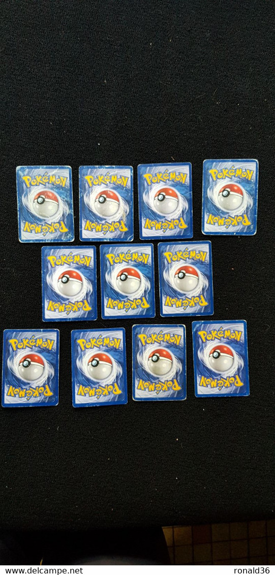 Carte Lot De 11 POKEMON Kadabra Rondoudou Chrysacier Mimitoss Taupiqueur Abra Aspicot Coconfort Chenipan ENERGIE - Lots & Collections