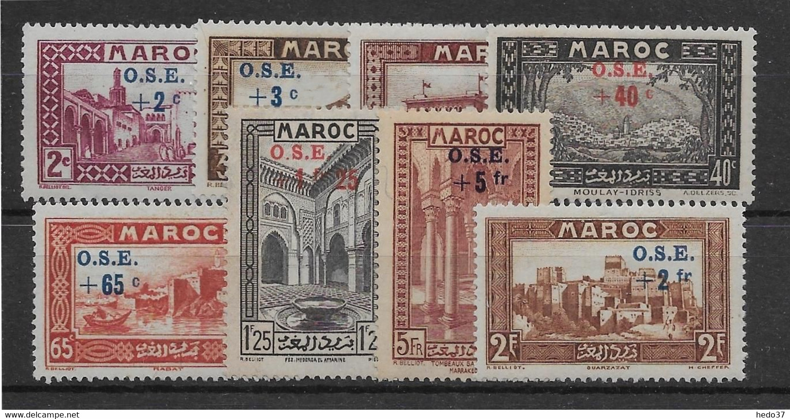 Maroc N°153/158 - Neuf * Avec Charnière - TB - Neufs