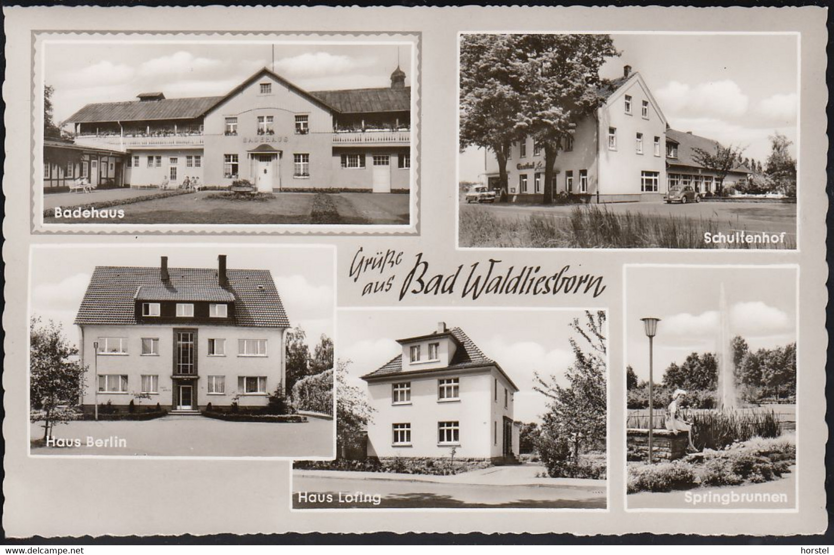 D-59556 Lippstadt - Bad Waldliesborn - Alte Ansichten - Haus Berlin - Haus Lofing - Schultenhof ( Echt Foto) - Lippstadt