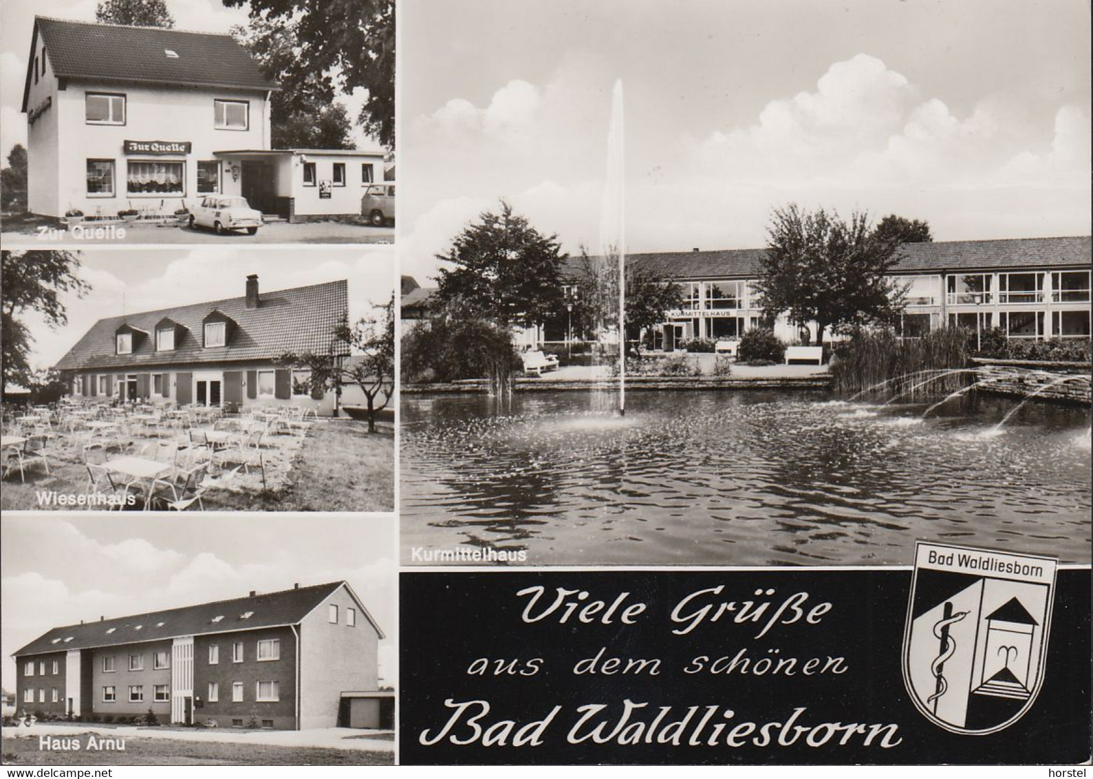 D-59556 Lippstadt - Bad Waldliesborn - Alte Ansichten - Restaurant "Zur Quelle" - Haus Arnu - Lippstadt