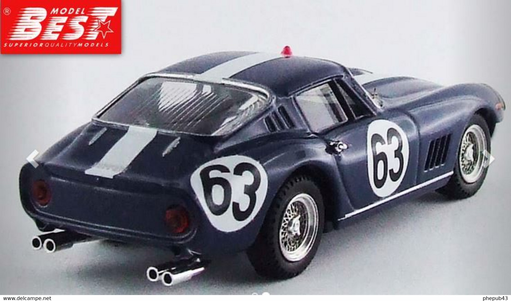 Ferrari 275 GTB/4 - Vestey/Gaspar - Spa 1967 #63 - Best Model - Best Model