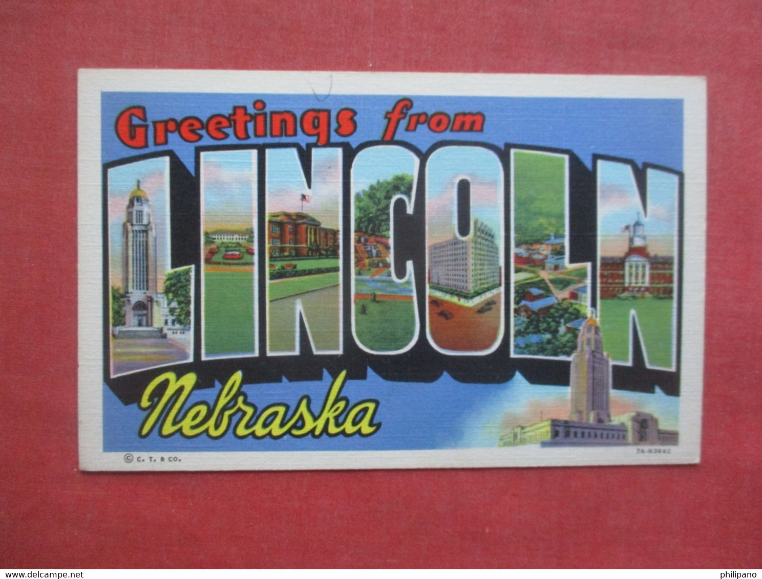 Greetings   Lincoln  Nebraska > Lincoln     Ref 5028 - Lincoln