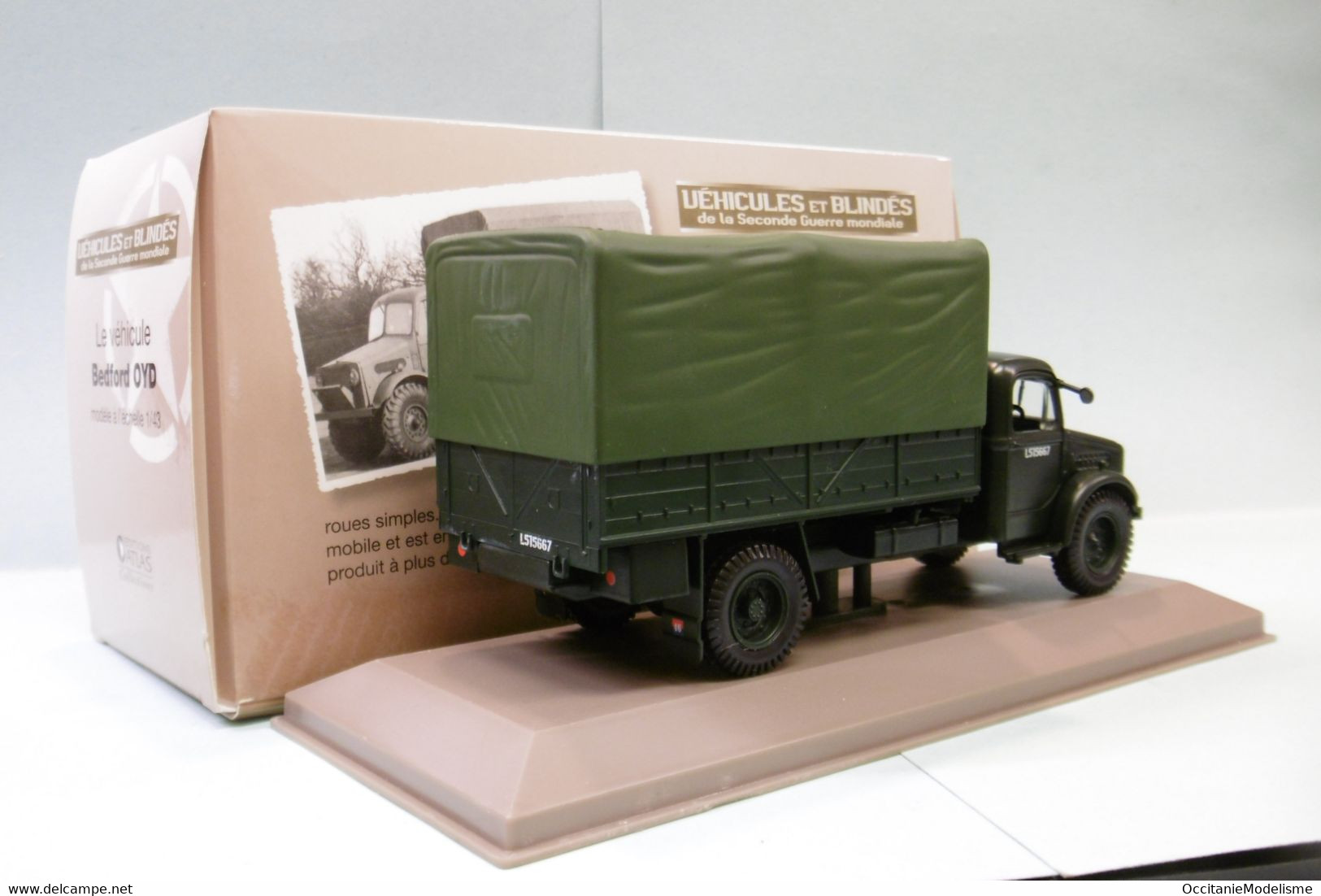 Atlas - CAMION BEDFORD OYD 3 Ton 4x2 Véhicules Et Blindés WWII Militaire BO 1/43 - Militari