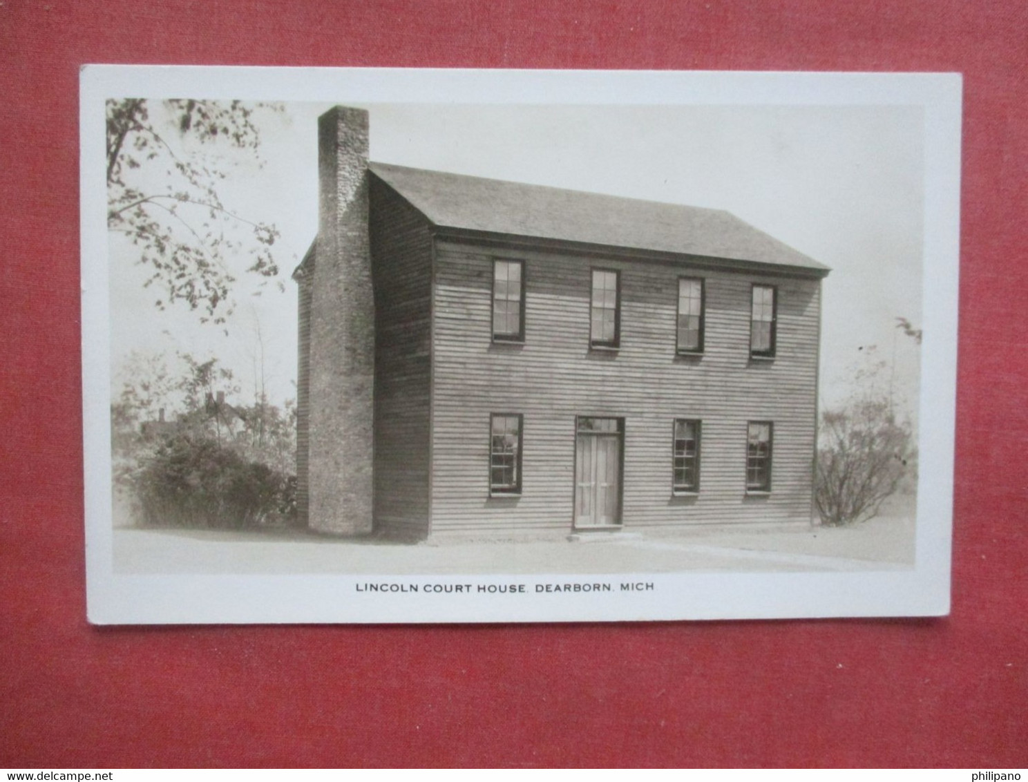 RPPC  Lincoln Court House     Dearborn  Michigan > Dearborn    Ref 5029 - Dearborn