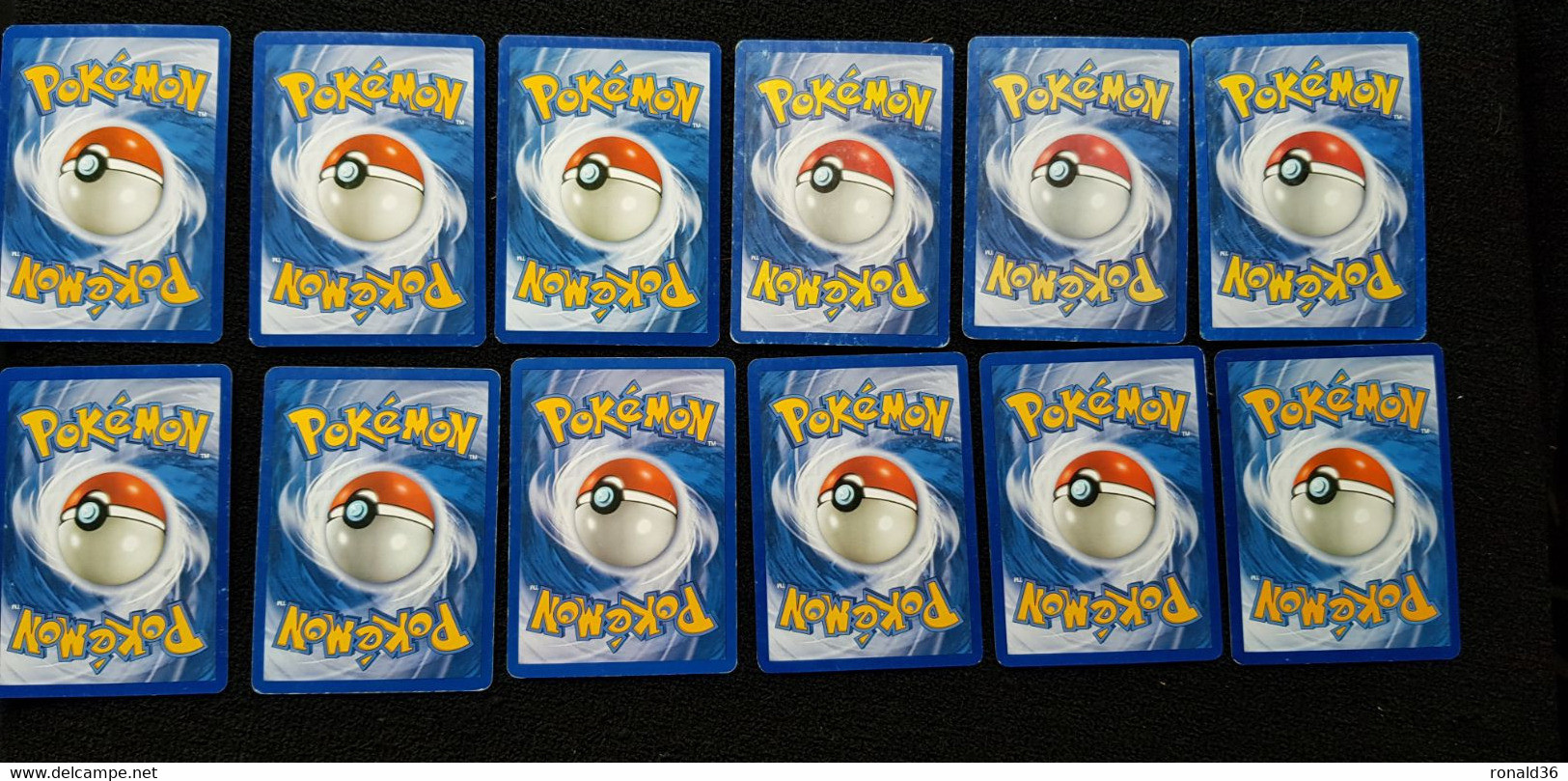 Carte Lot D 12 POKEMON Balbuto Dynavolt Apitrini Kangourex Ouisticram Chimpenfeu Evoli Tauros Galegon Polichombr Ymphect - Lots & Collections