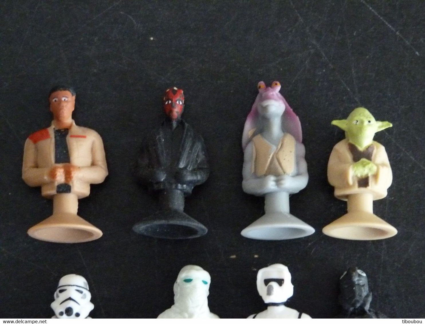 FIGURINES STAR WARS LA GUERRE DES ETOILES PIED VENTOUSE - PETIT LOT VRAC - Autres & Non Classés