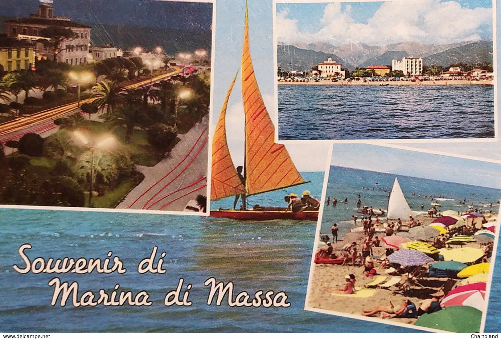 Cartolina - Souvenir Di Marina Di Massa - 1964 - Massa