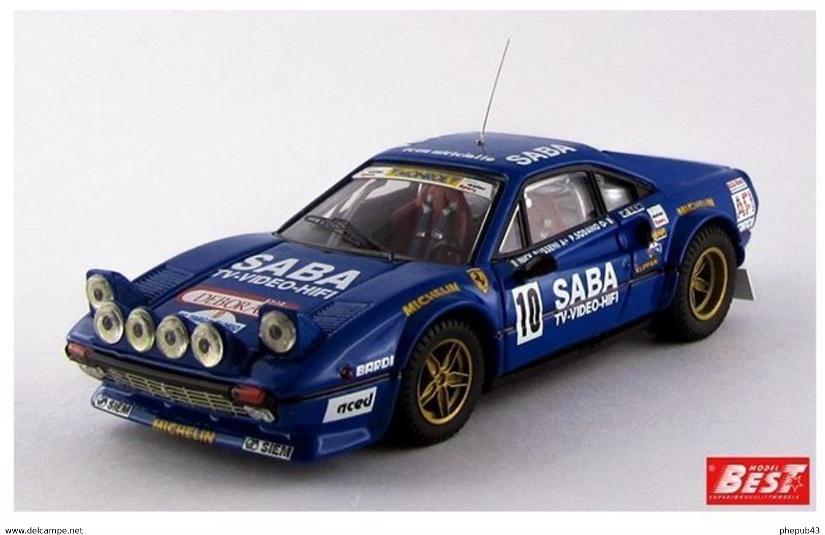 Ferrari 308 GTB Gr. 4 - Sodano/Busseni - Targa Florio 1983 #10 - Best Model - Best Model