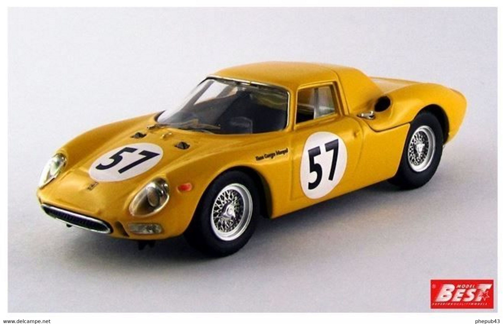 Ferrari 250 LM - Noblet/Dernier - Francorchamps 1966 #57 - Best Model - Best Model