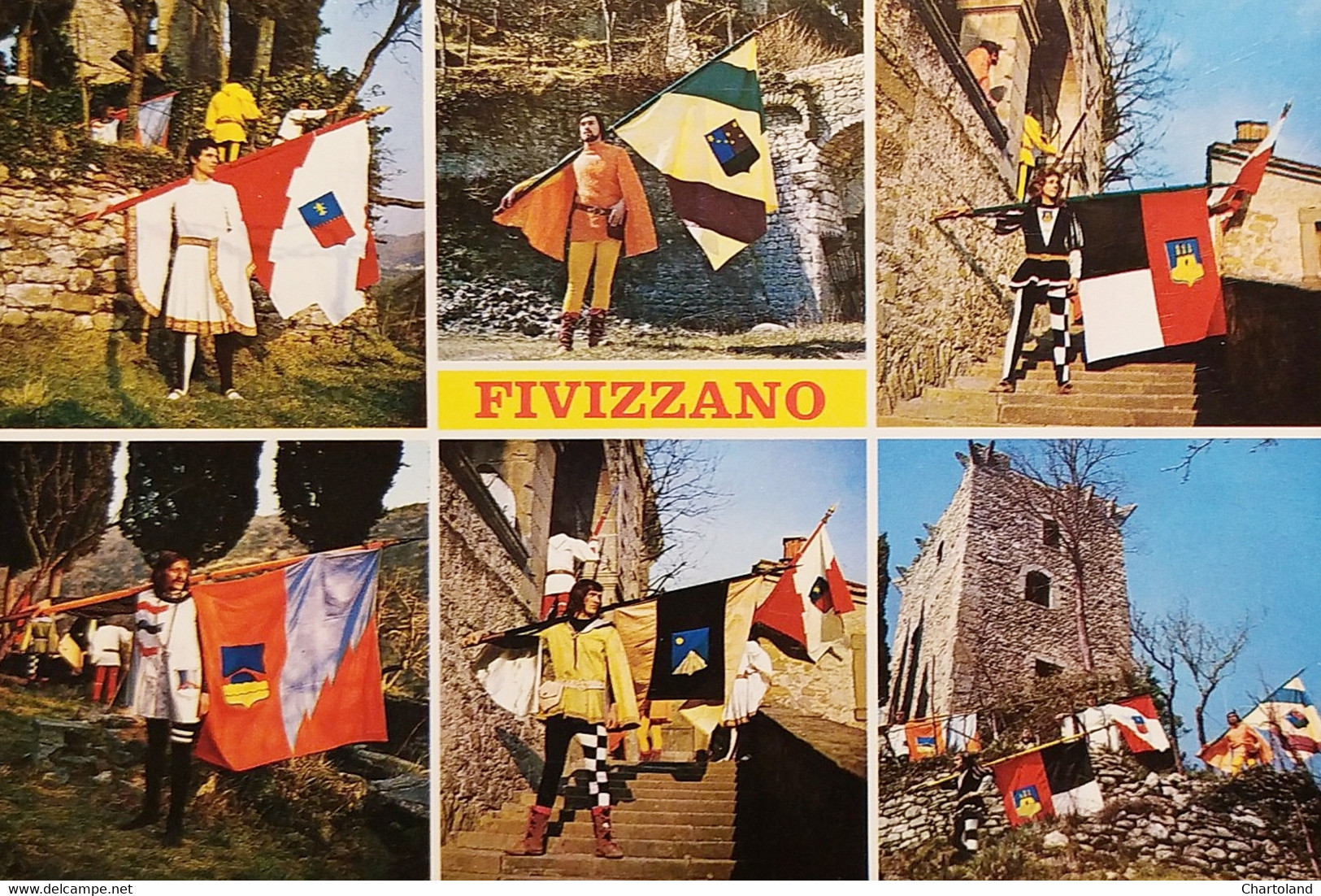 Cartolina - Fivizzano - Disfida Fra Gli Arcieri Di Terra E Corte - 1975 - Massa