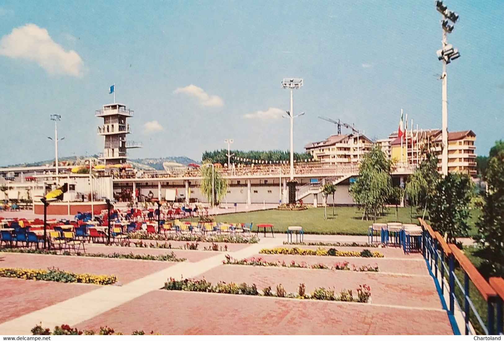 Cartolina - Pescara - Piscina Le Naiadi - 1972 - Pescara