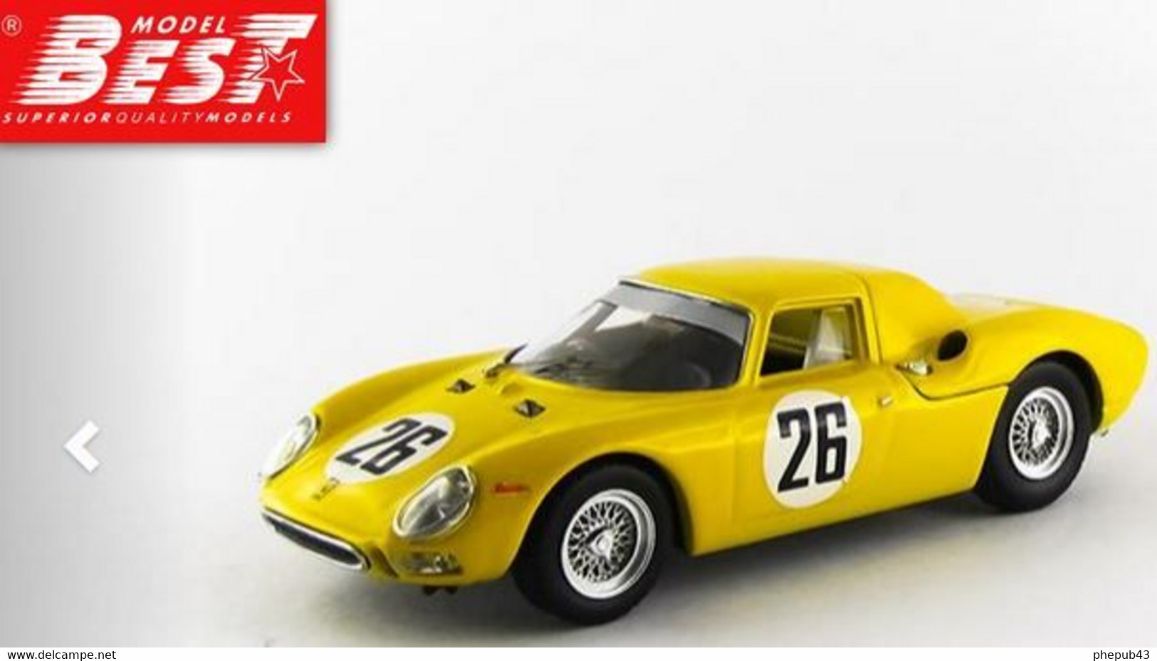 Ferrari 250 LM - P. Dumay/G. Gosselin - 2nd 24h Le Mans 1965 #26 - Best Model - Best Model