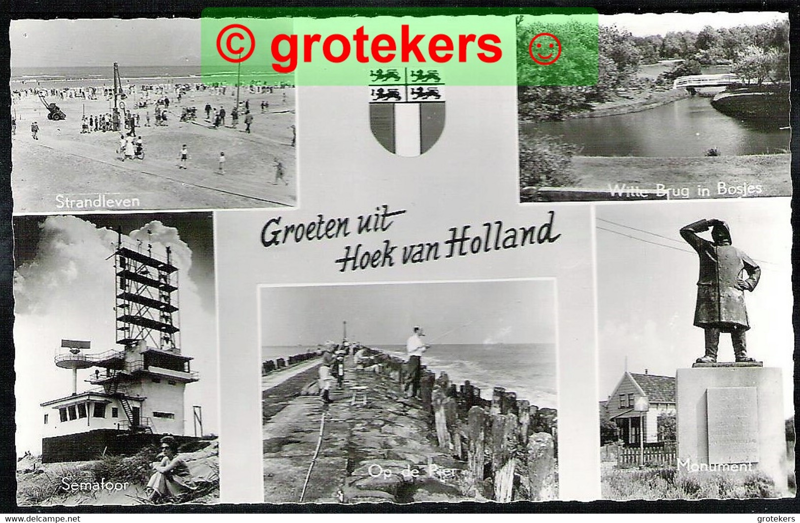 HOEK VAN HOLLAND Groeten Uit 5-luik 1964 - Hoek Van Holland