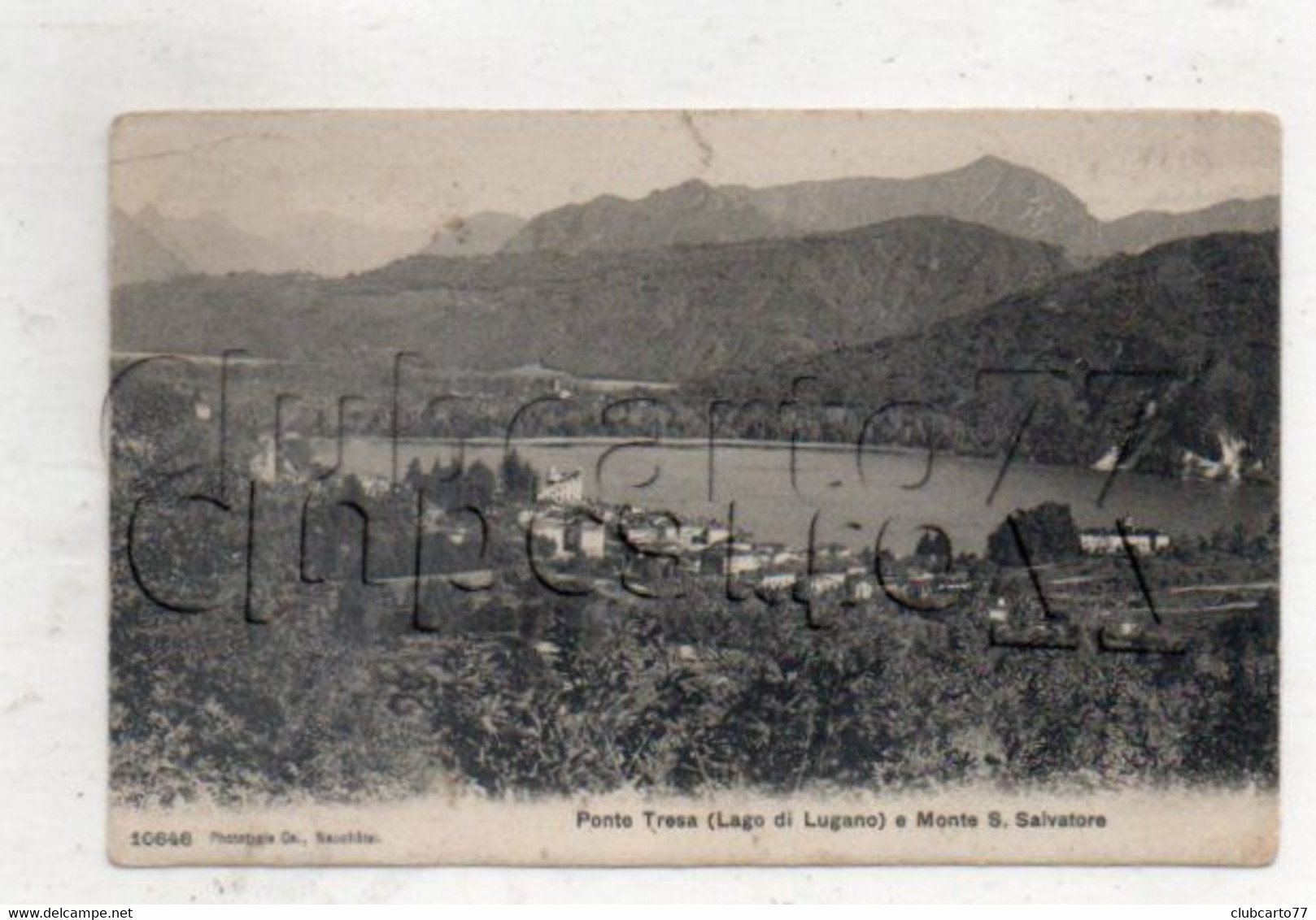 Ponte Tresa (Suisse, Tessin) : Vue Générale  En 1908 PF. - Tresa