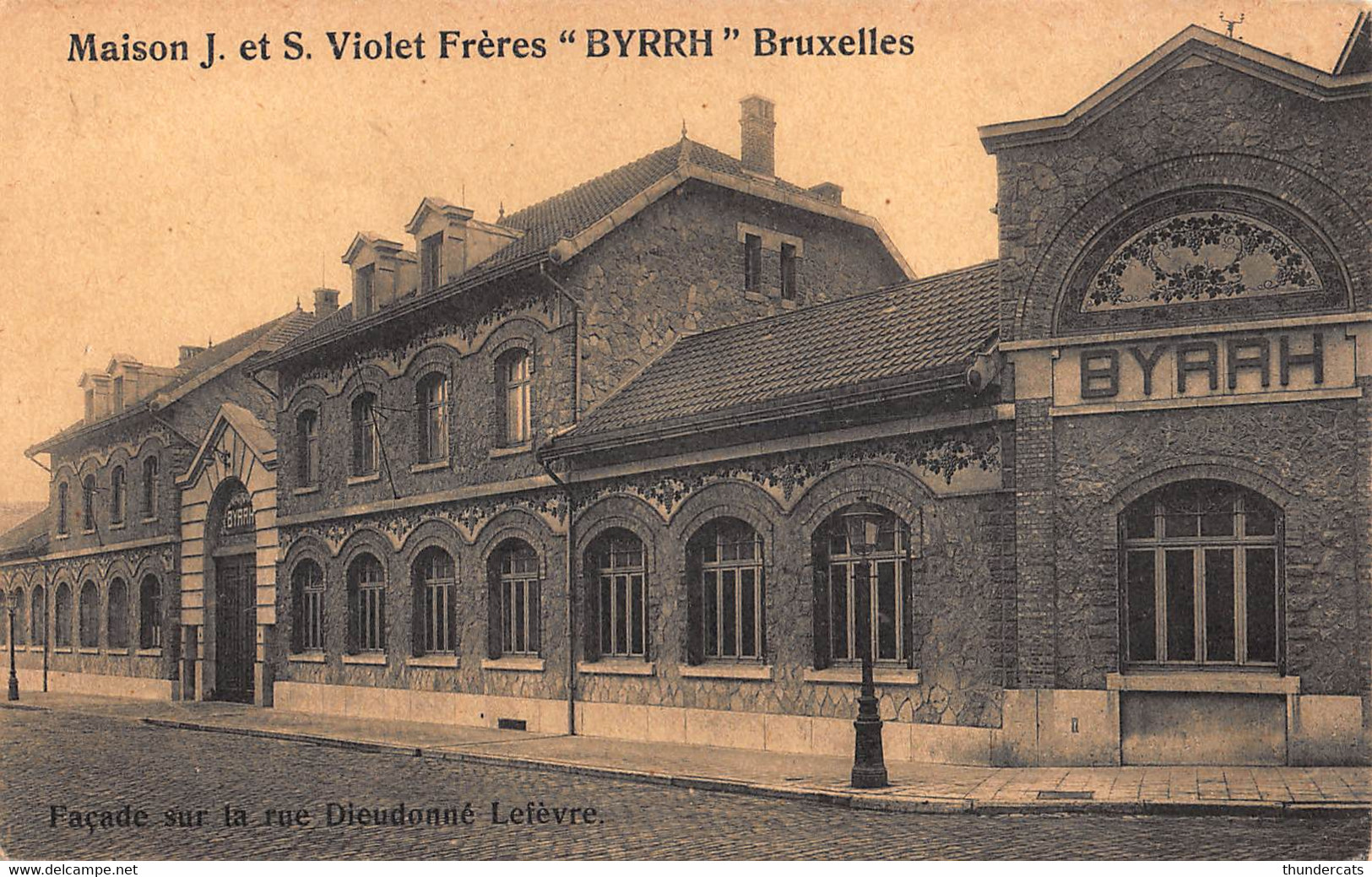 CPA BRUXELLES MAISON J ET S VILOET FRERES BYRRH - Cafés, Hôtels, Restaurants