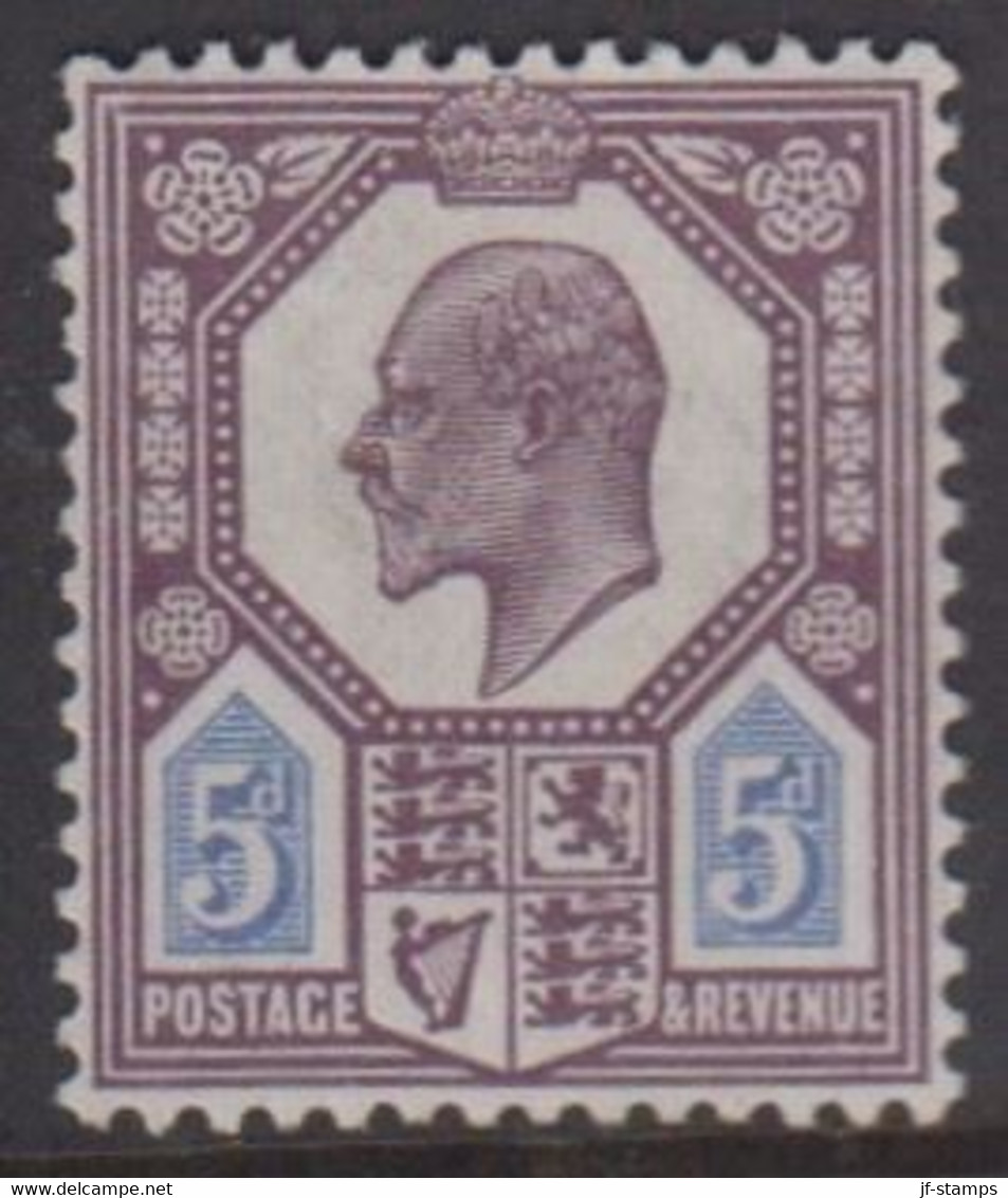 1902 - 1913. Edward VII. 5 D. Hinged.  (Michel 110) - JF422346 - Ongebruikt