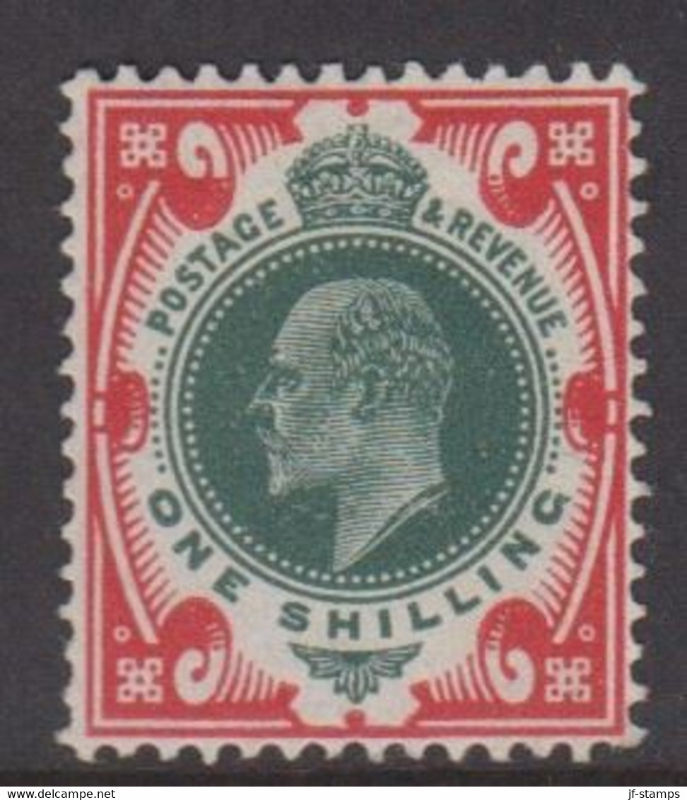 1902 - 1913. Edward VII. 1 ONE SHILLING. Hinged.  (Michel 114) - JF422348 - Nuevos