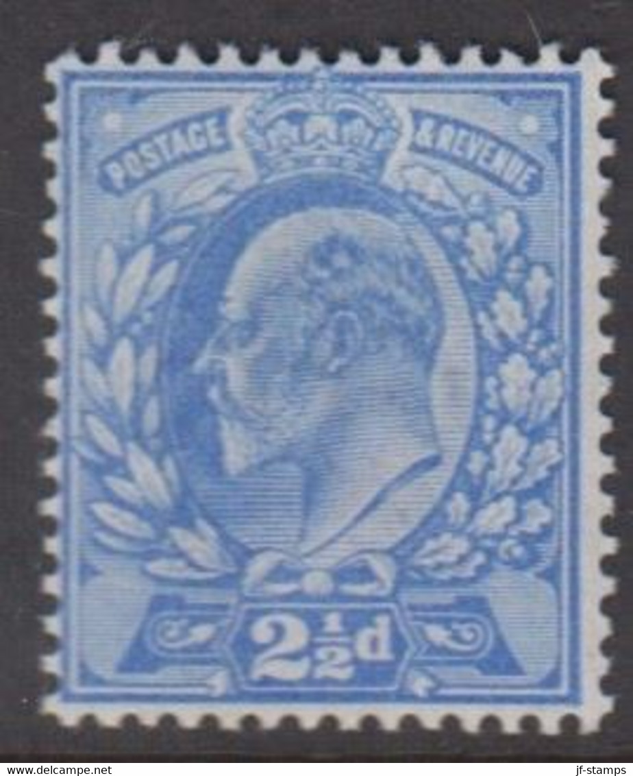 1902 - 1913. Edward VII. 2½ D. Hinged.  (Michel 107) - JF422350 - Ungebraucht