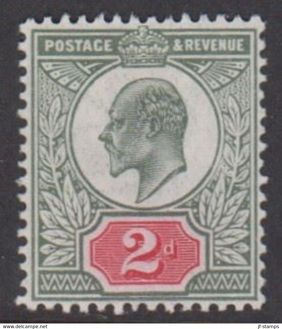 1902 - 1913. Edward VII. 2 D. Hinged.  (Michel 106) - JF422351 - Neufs