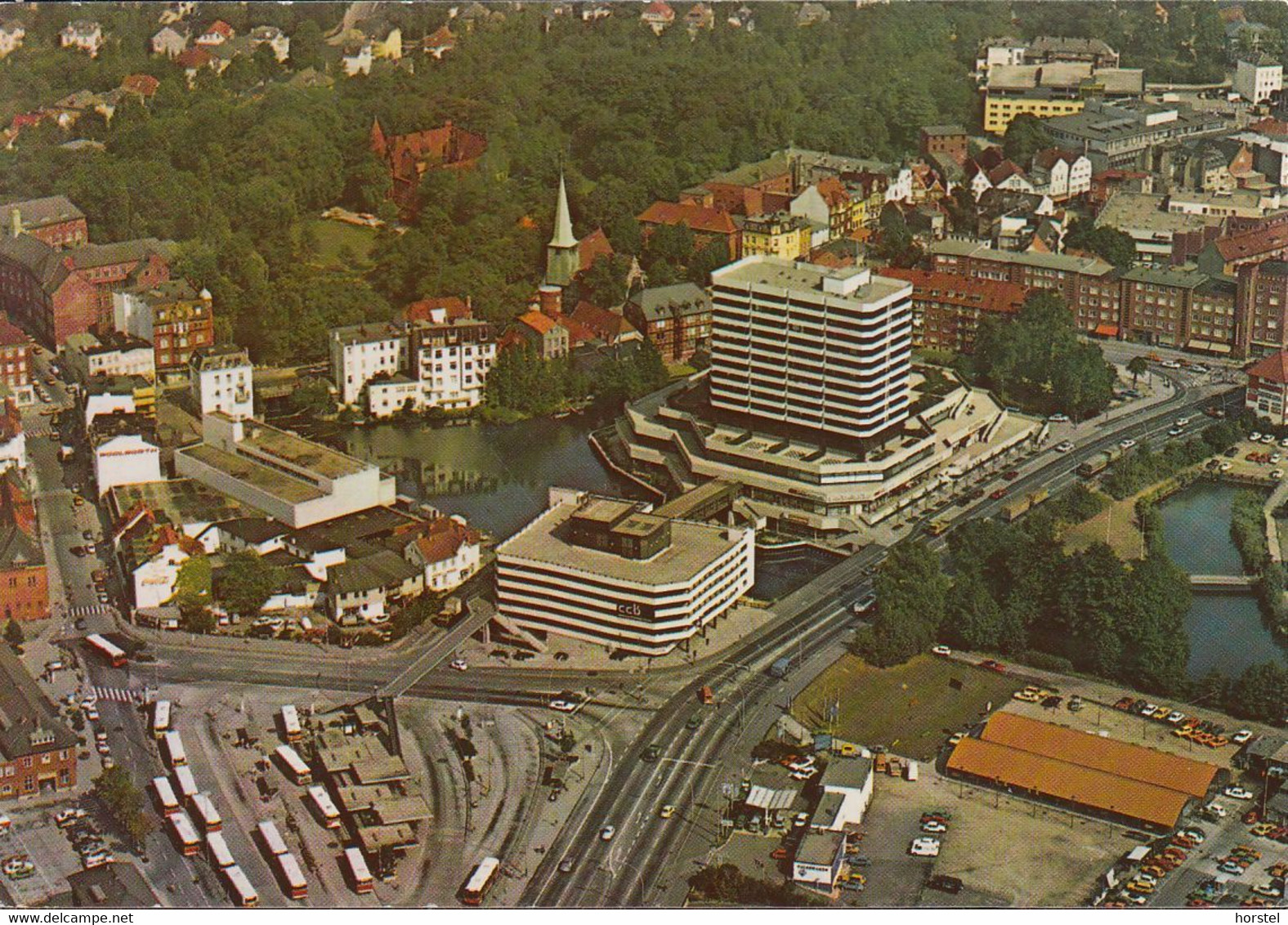 D-21029 Hamburg - Bergedorf - Busbahnhof - Luftbild - Aerial View - Nice Stamp - Bergedorf