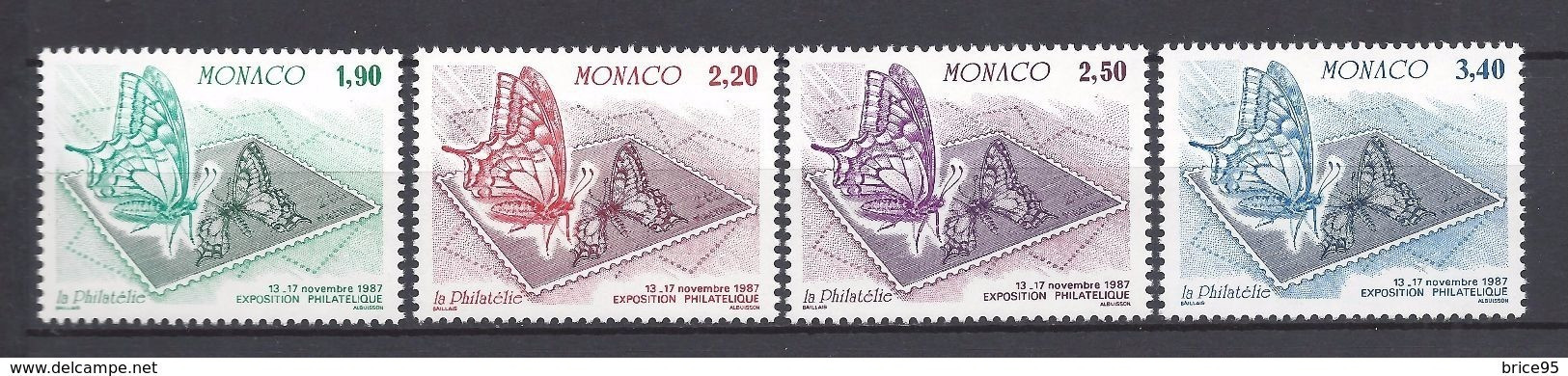 ⭐ Monaco - YT N° 1585 à 1588 - Neuf Sans Charnière - 1987 ⭐ - Ongebruikt