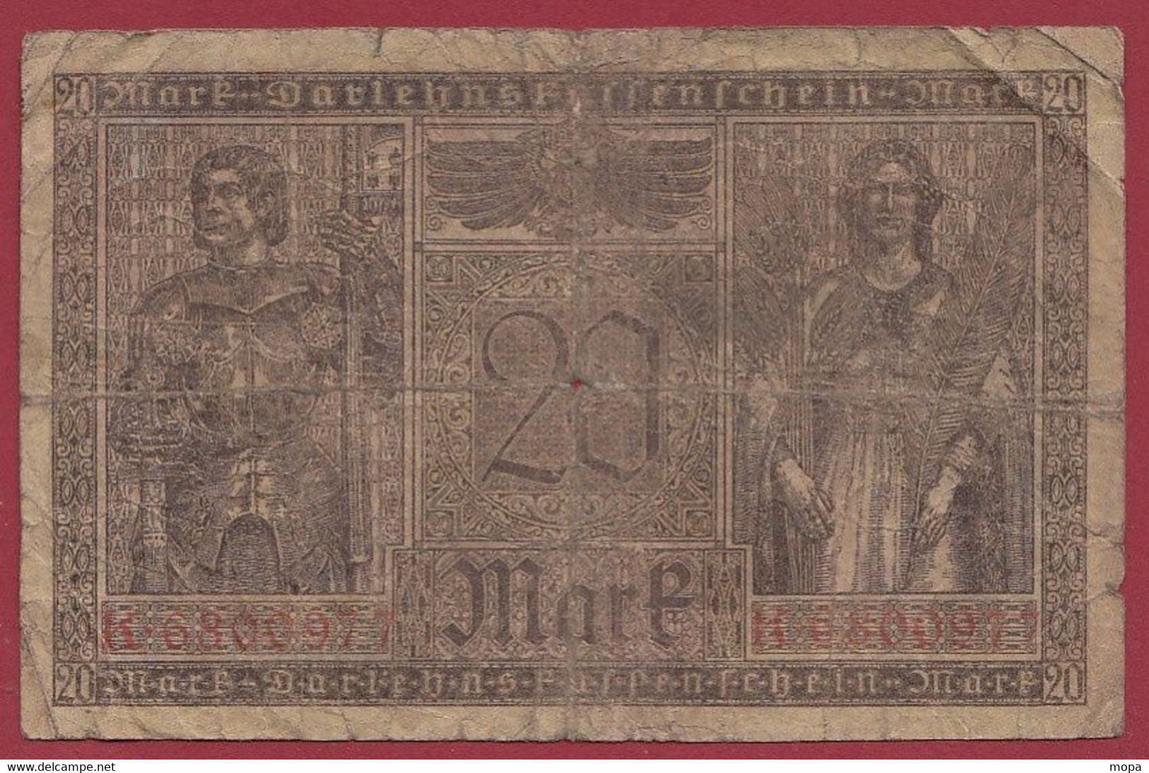 Allemagne  20 Mark 1918 Dans L 'état --(271) - 20 Mark