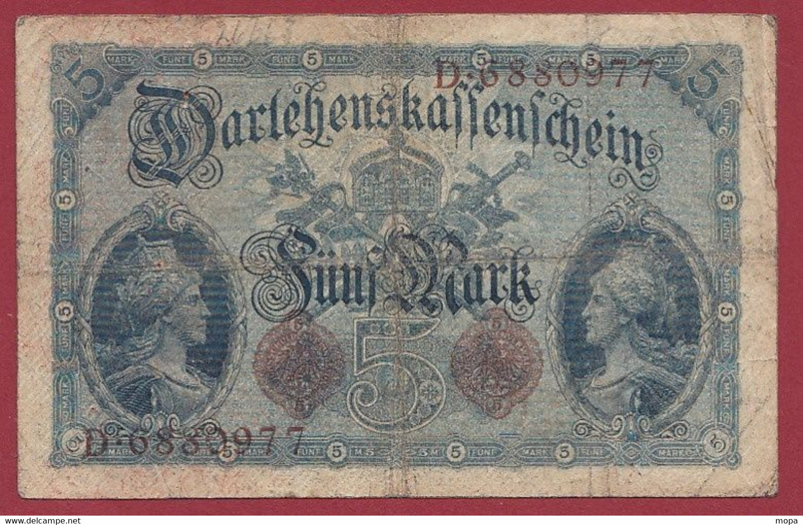 Allemagne  5  Reichsmark 1914 Dans L 'état--  --(276) - 5 Mark