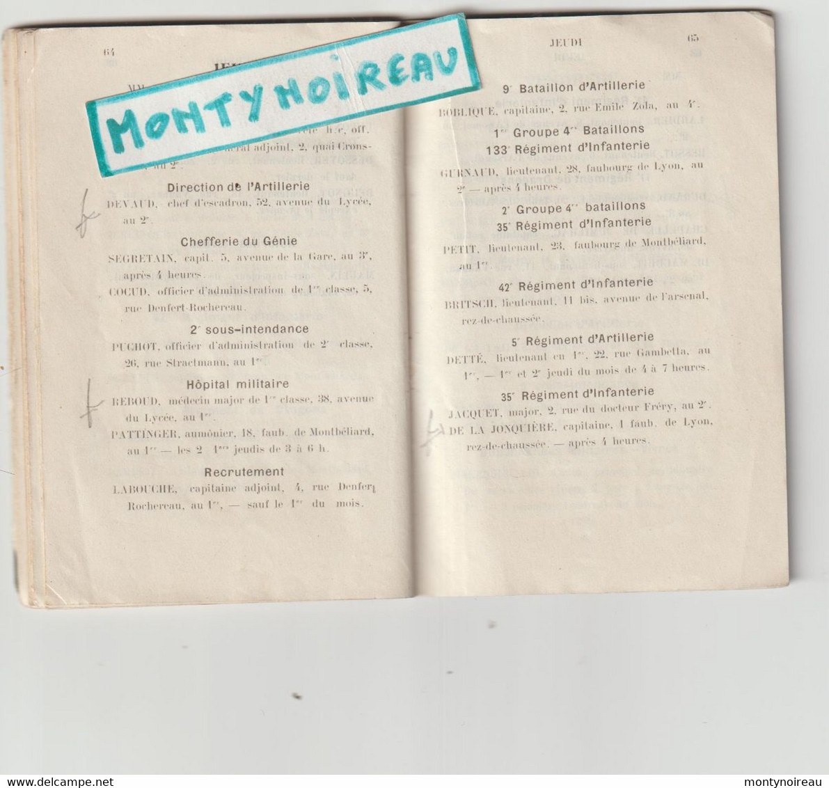 V P : Genre Carnet Militaire: 1906 , Garnison De  Belfort ,officiers, 26   Grammes, - Unclassified