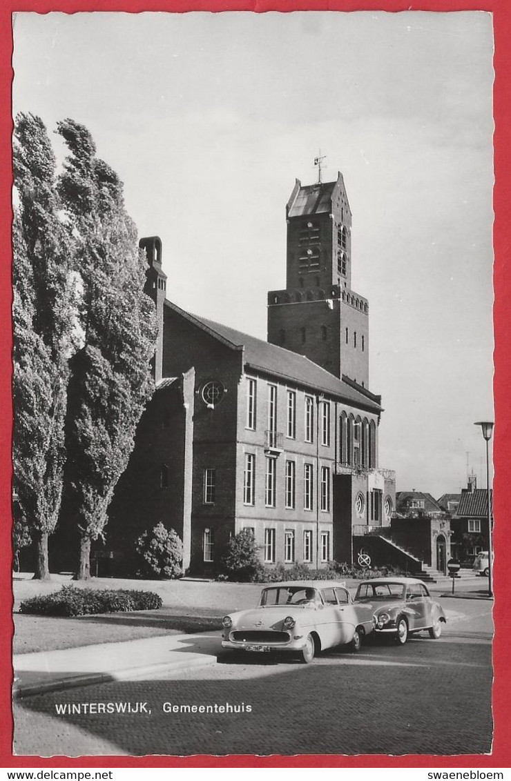 NL.- Winterswijk, Gemeentehuis. Uitgave: F.A. Ruepert, Old Cars. - Winterswijk