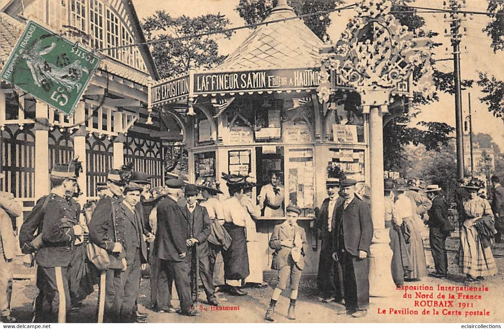 Roubaix       59      Exposition 1911   Le Pavillon De La Carte Postale   (voir Scan) - Roubaix