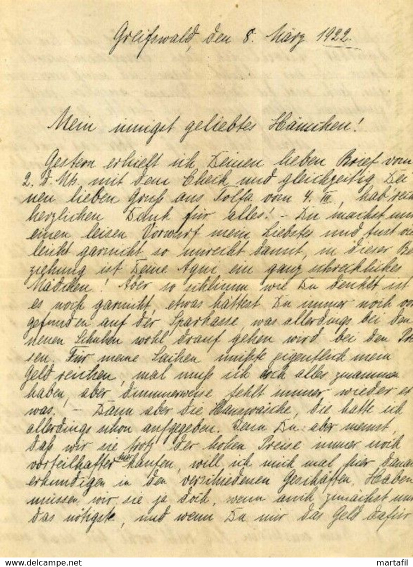 8.3.1922 Busta & Lettera, Per Roma Firmata RAYBAUDI / AFFR. Con 25p. E 150p. - Cartas & Documentos