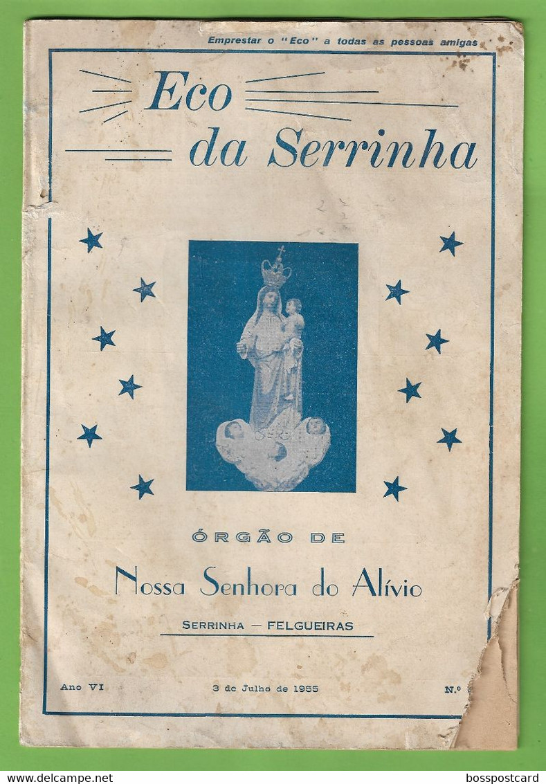 Felgueiras - Eco Da Serrinha De 3 De Julho De 1955 - Portugal (danificado) - Algemene Informatie