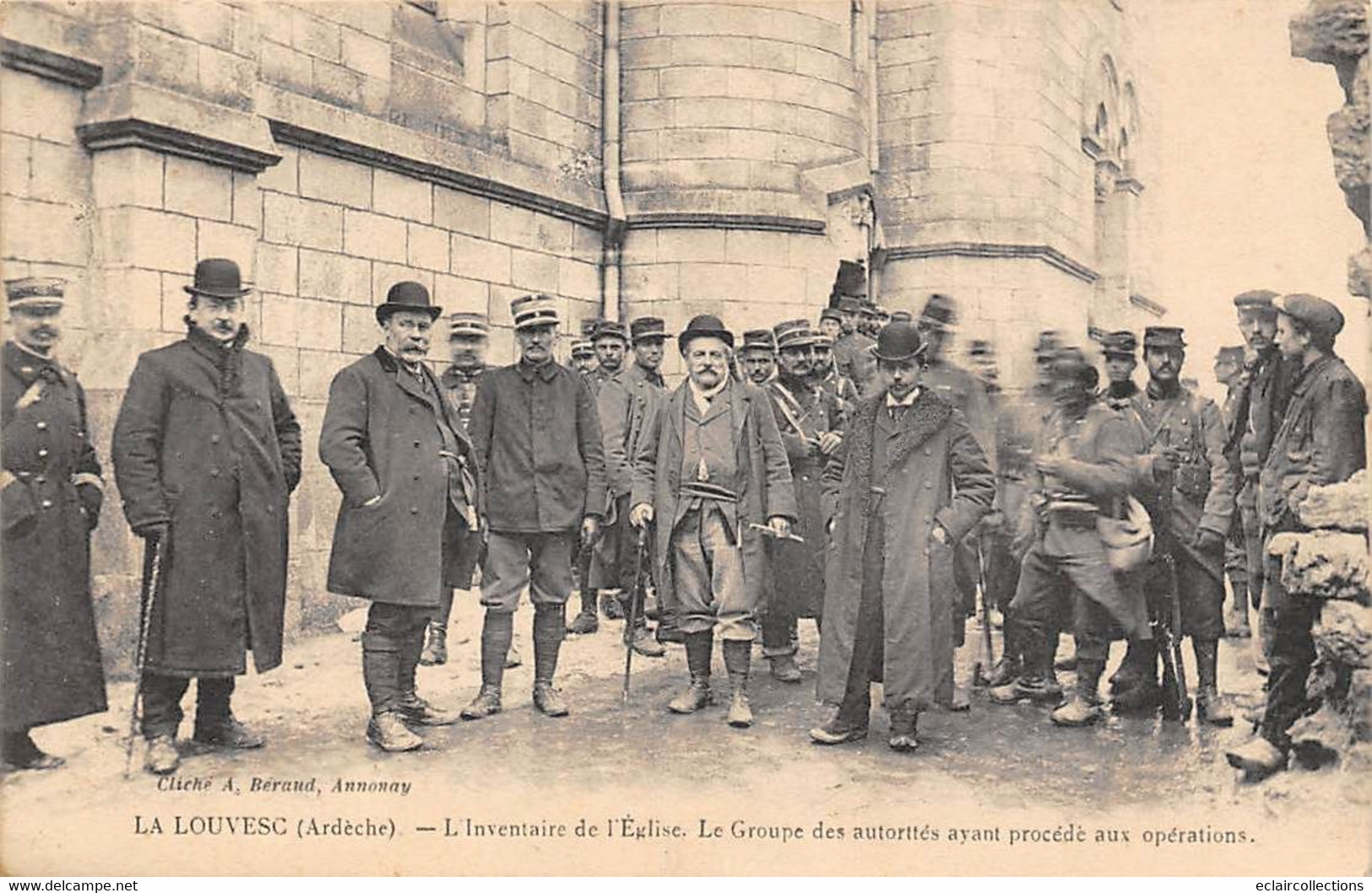 La Louvesc         07      Inventaire De L'Eglise  Les Autorités. .voir Scan) - La Louvesc