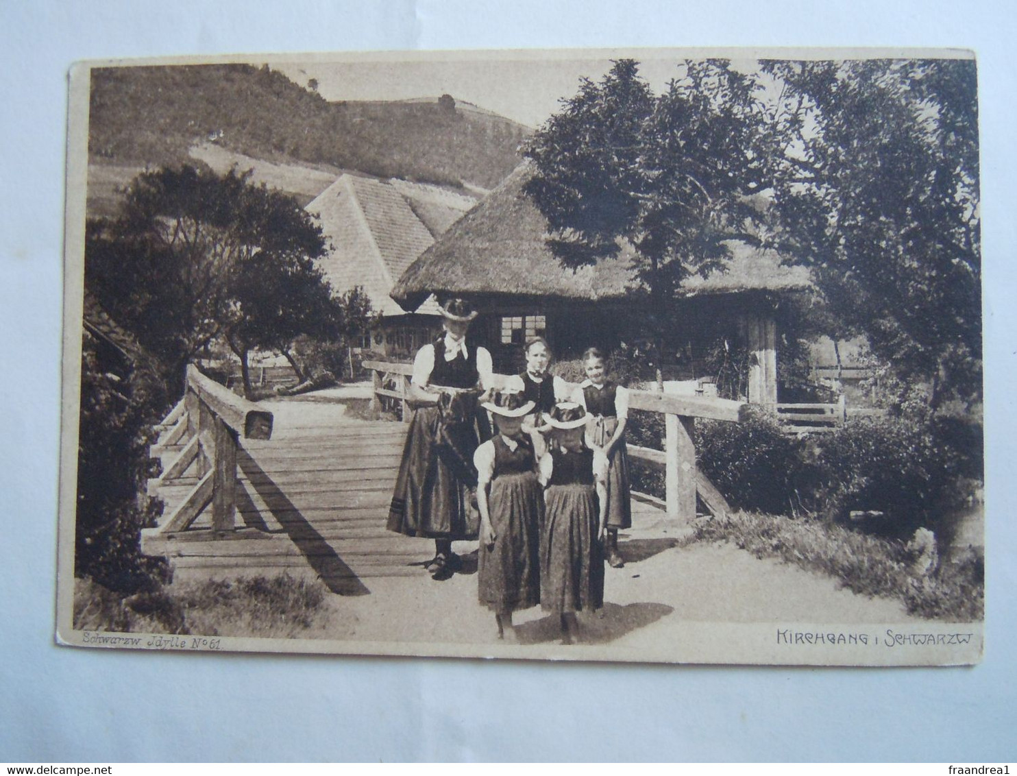 Schwarzwald - Kirchgang 1910 - Schwaebisch Gmünd
