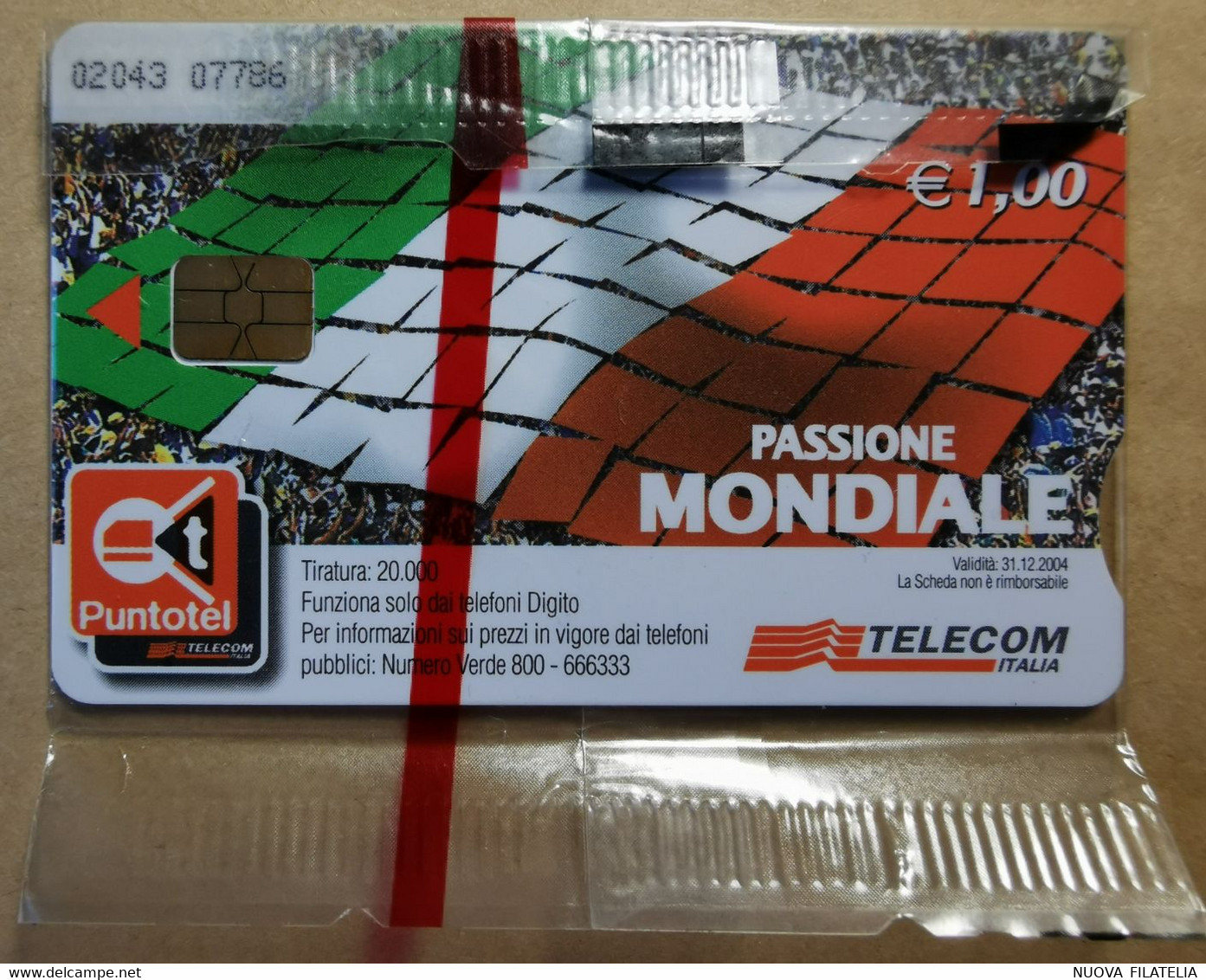 SCHEDE TELEFONICHE PASSIONE MONDIALE MONDIALE 1962 - Collezioni