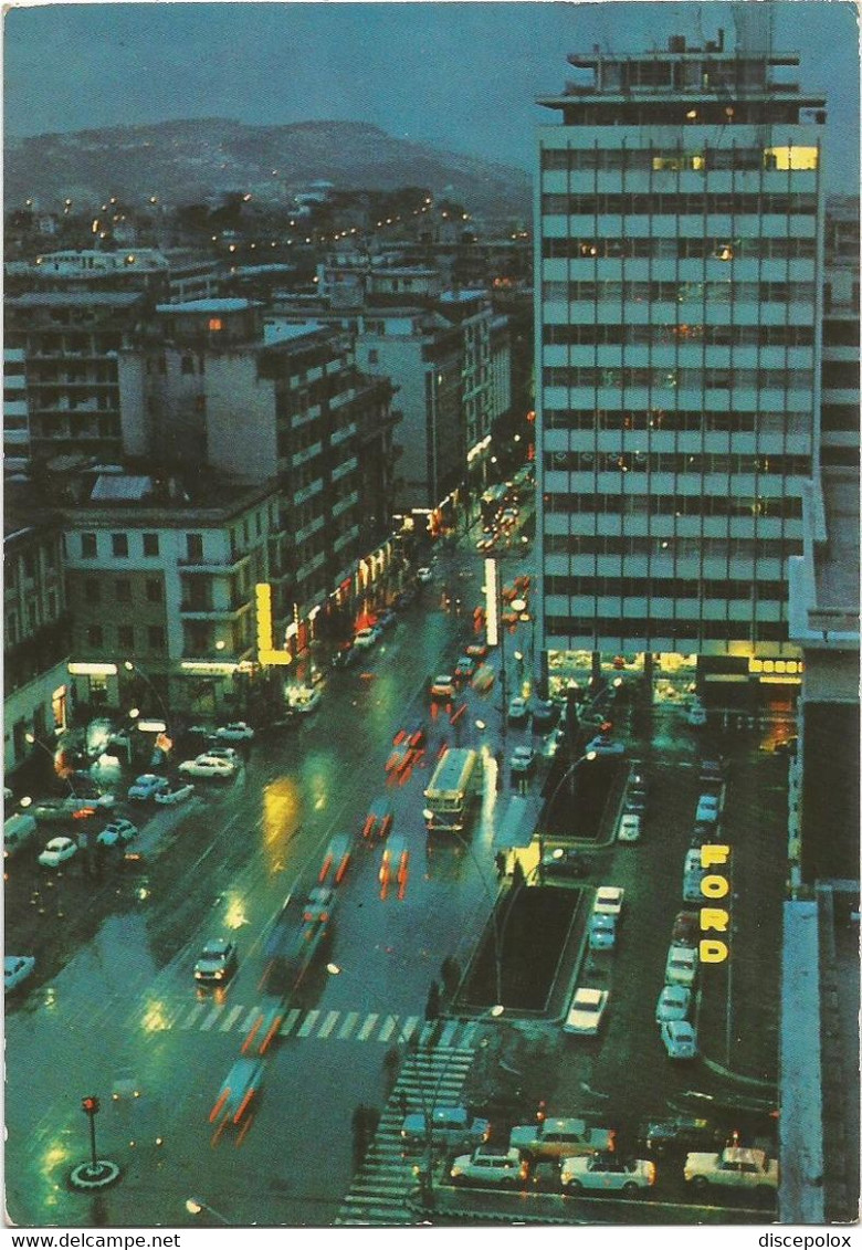 P5747 Pescara - Corso Vittorio Emanuele - Auto Cars Voitures - Notturno Notte Nuit Night Nacht Noche / Viaggiata 1973 - Pescara