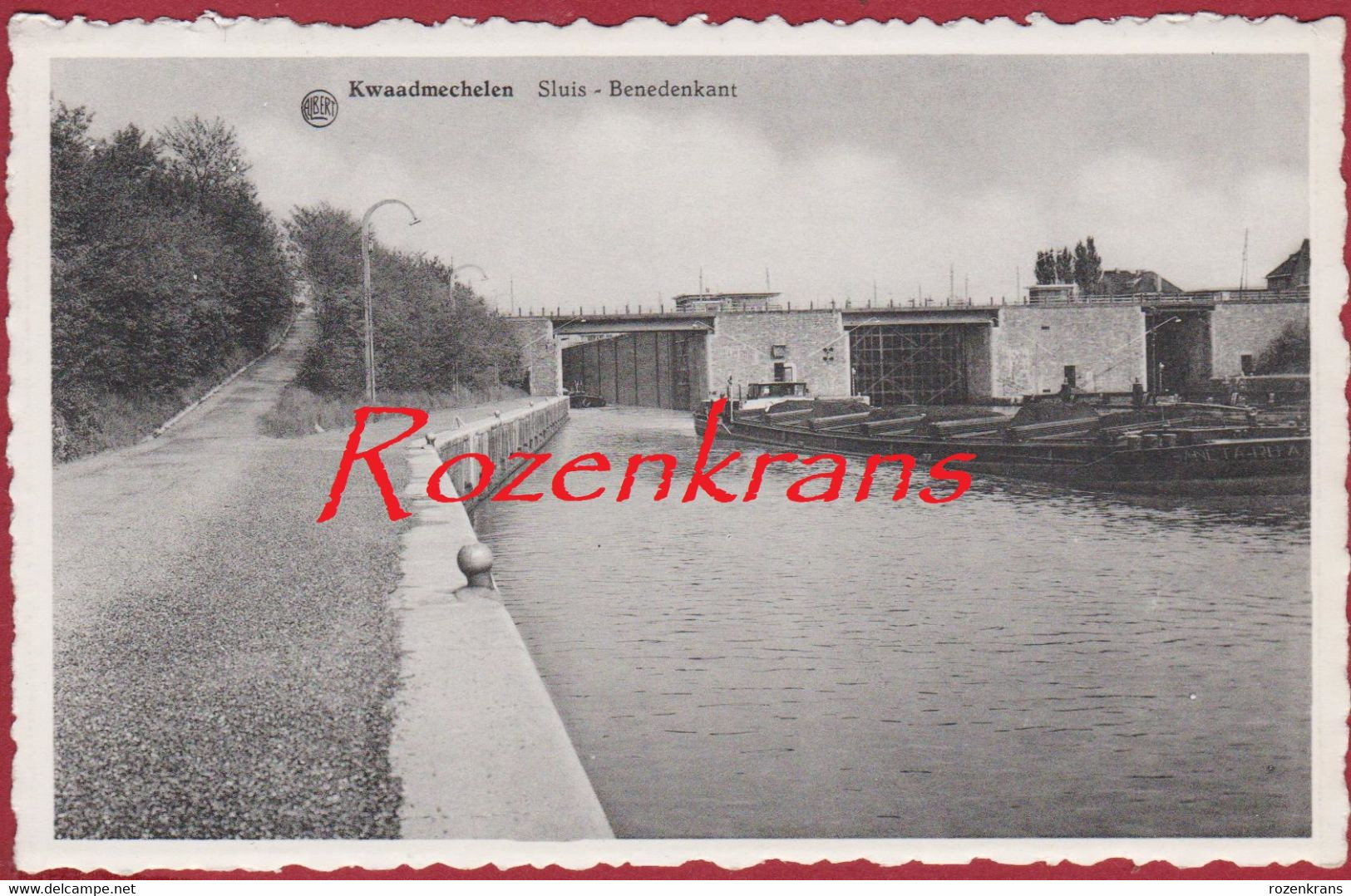 Kwaadmechelen Albertkanaal Sluis Benedenkant Binnenschip Barge Peniche Ham Limburg (In Zeer Goede Staat) - Ham