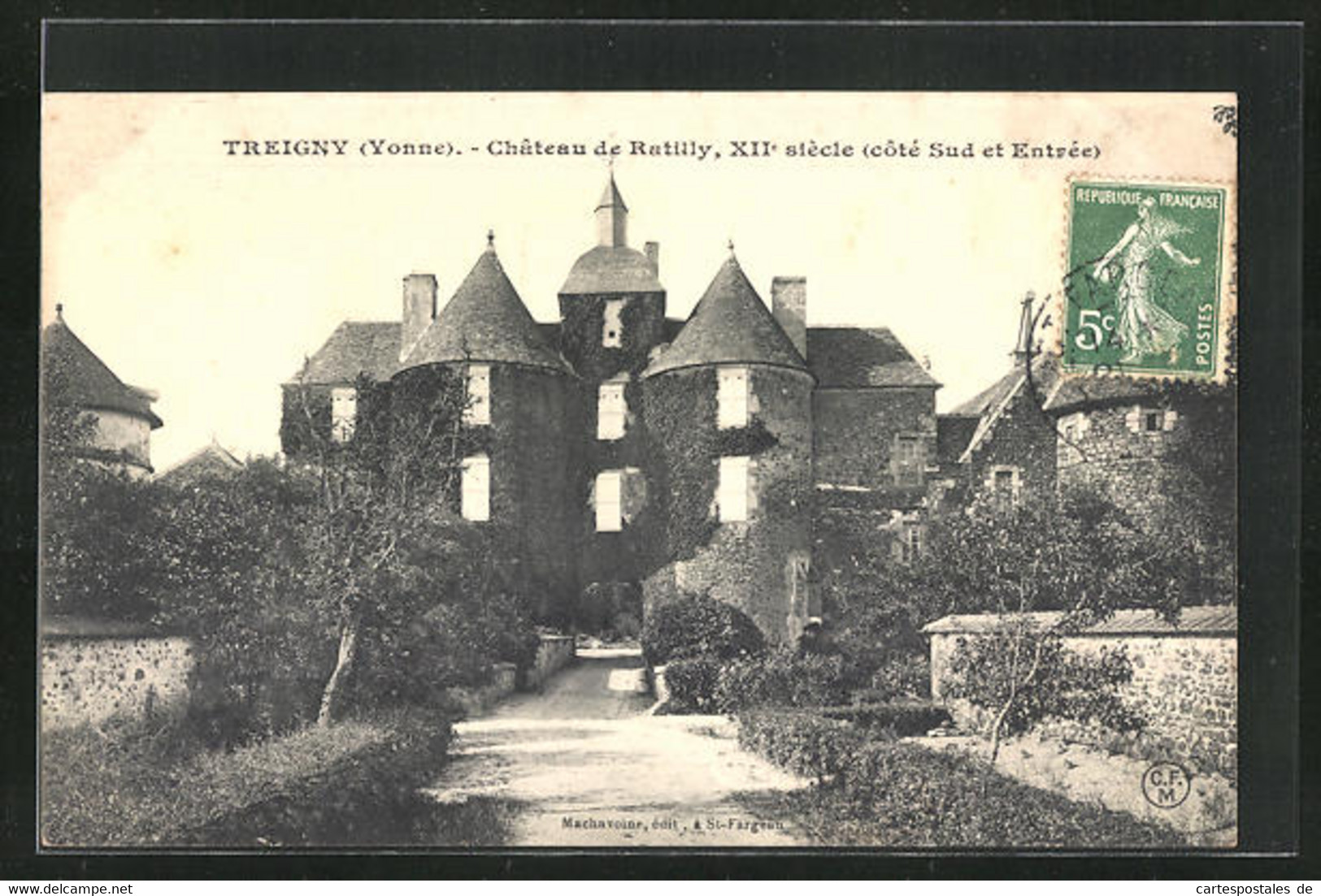 CPA Treigny, Château De Ratilly - Treigny