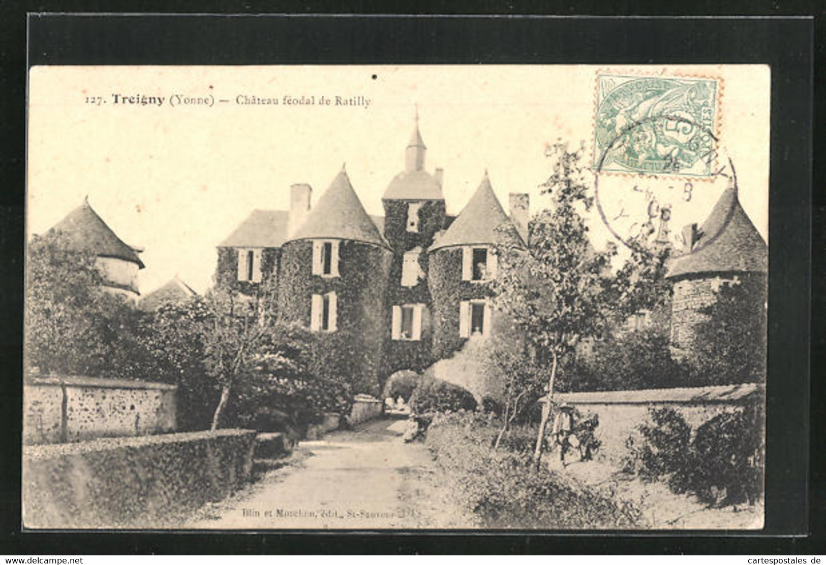 CPA Treigny, Château Féodal De Ratilly - Treigny